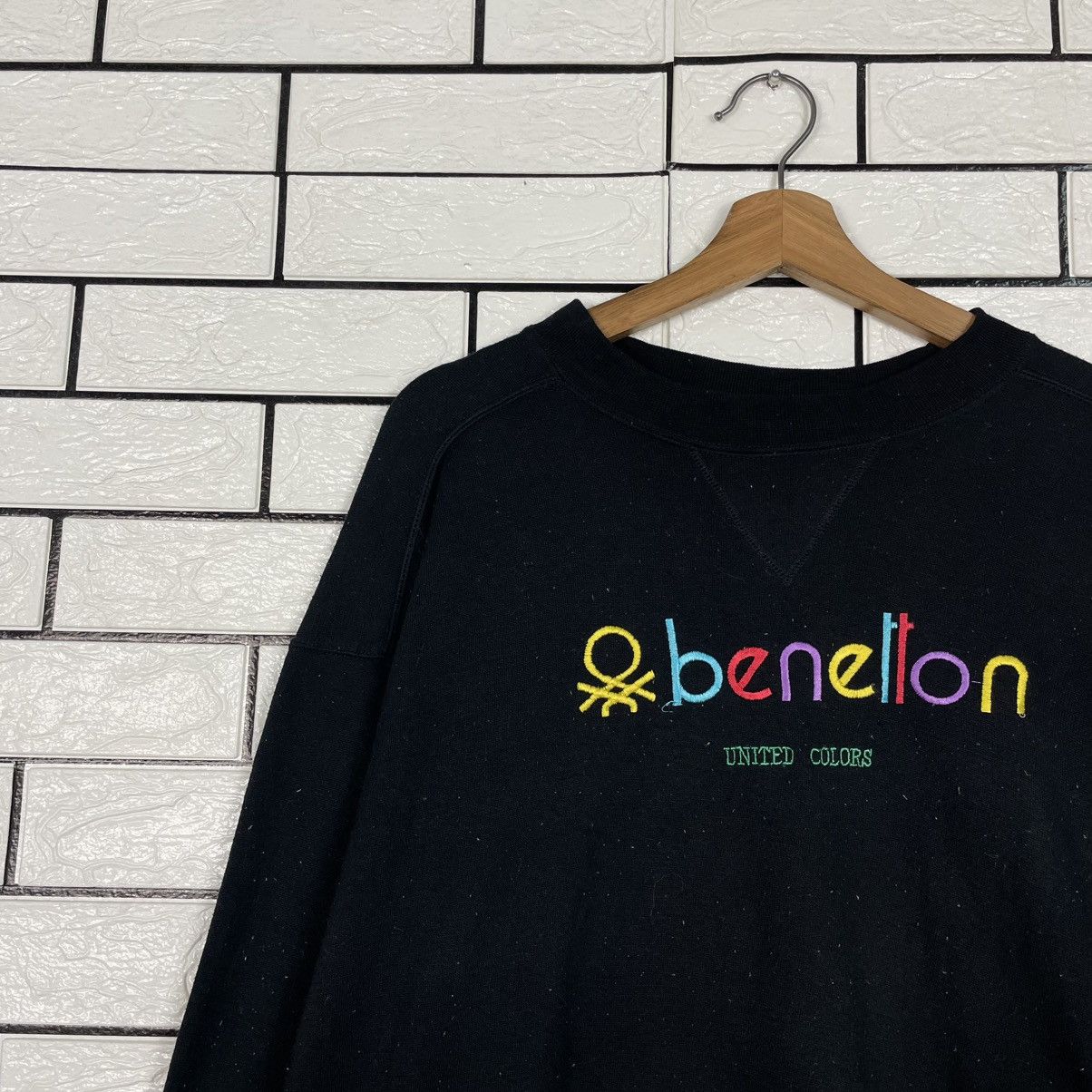 United Colors Of Benetton United Colors Of Benetton Big Logo Sweatshirt Size US M / EU 48-50 / 2 - 6 Thumbnail