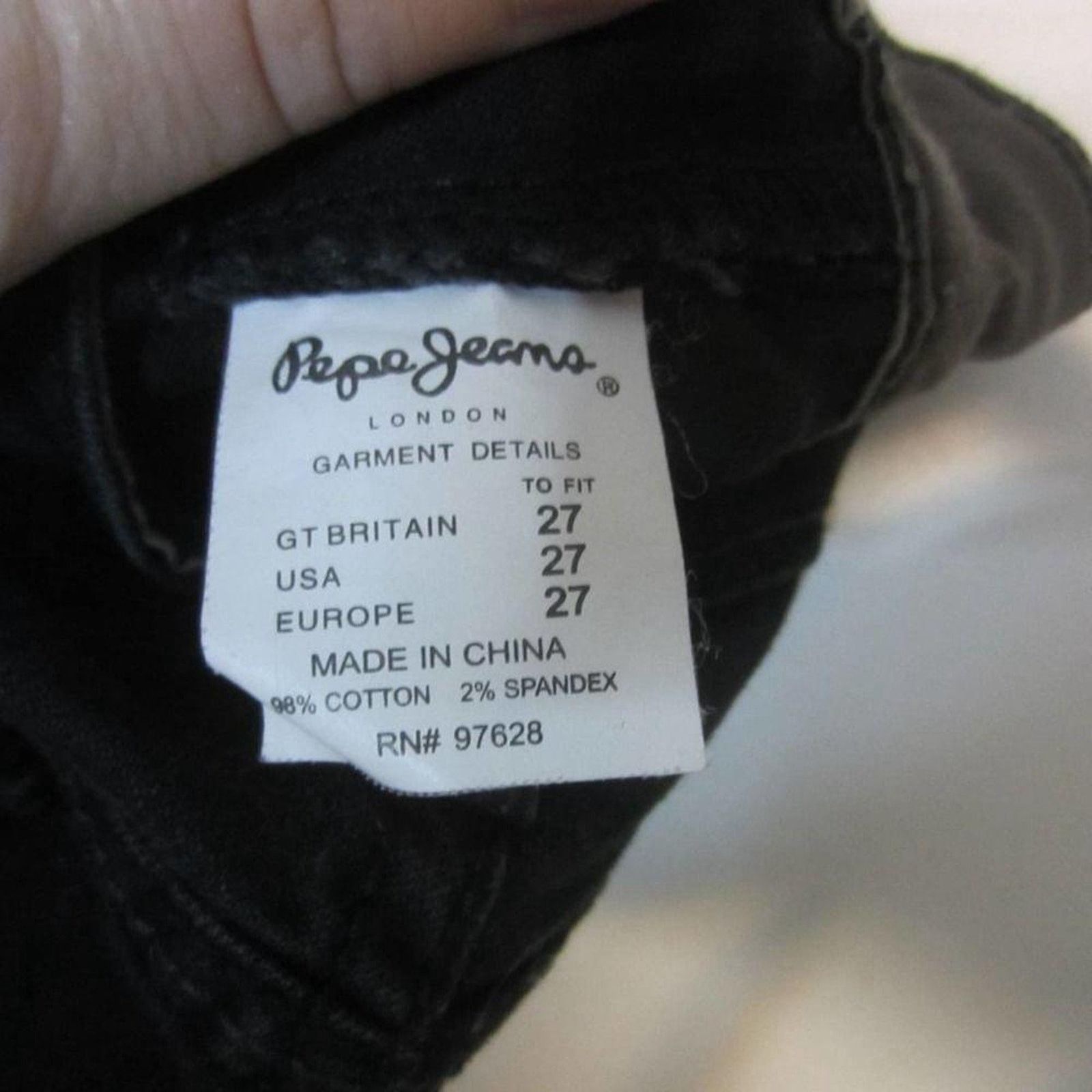 Pepe Jeans Pepe Jeans London Black Denim Shorts Size 27 Stretch Low Size 27" / US 4 / IT 40 - 7 Thumbnail