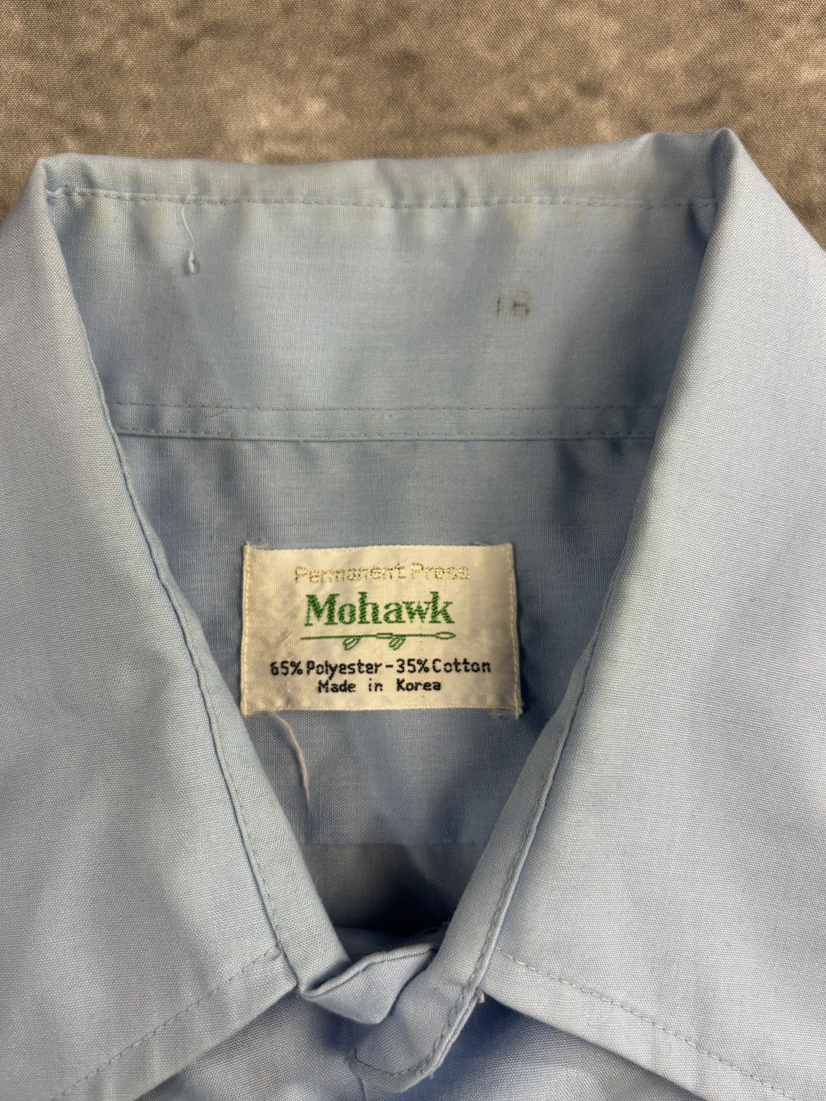 Vintage 1980s Vintage Work Shirt Perma Press Mohawk Shortsleeve 70s Size US S / EU 44-46 / 1 - 5 Thumbnail