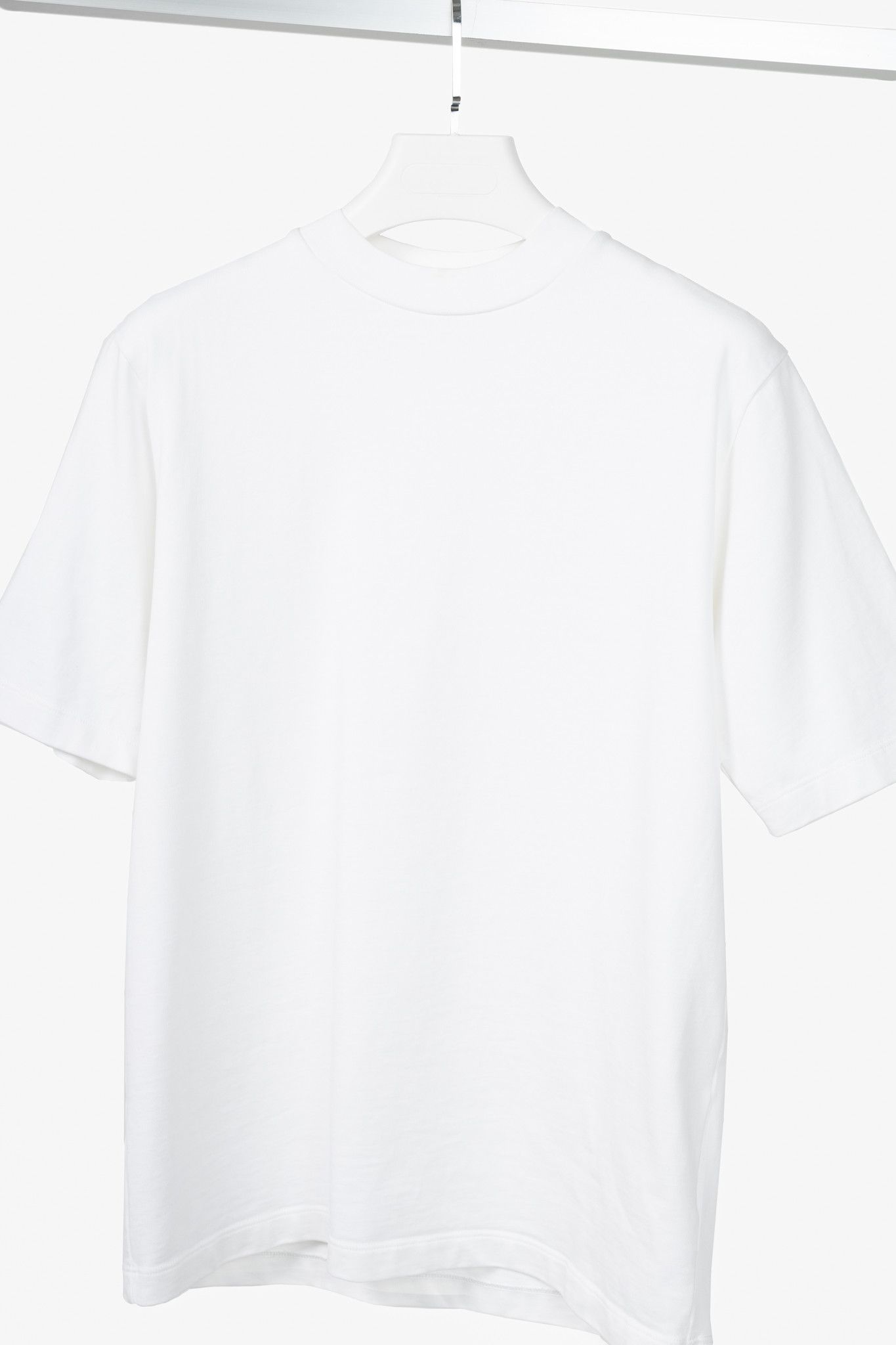Tibi Tibi Fundamentals Perfect Unisex White T-Shirt Size S / US 4 / IT 40 - 3 Thumbnail