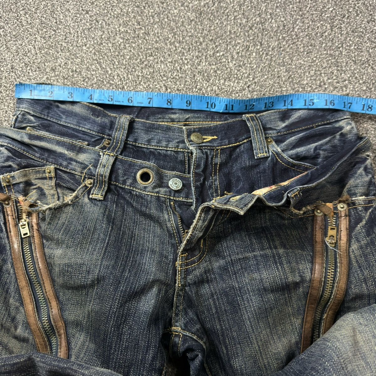 Le Grande Bleu (L.G.B.) Insane Japanese Crazy Double Waist PPFM Undercover Style y2k Size US 34 / EU 50 - 19 Thumbnail
