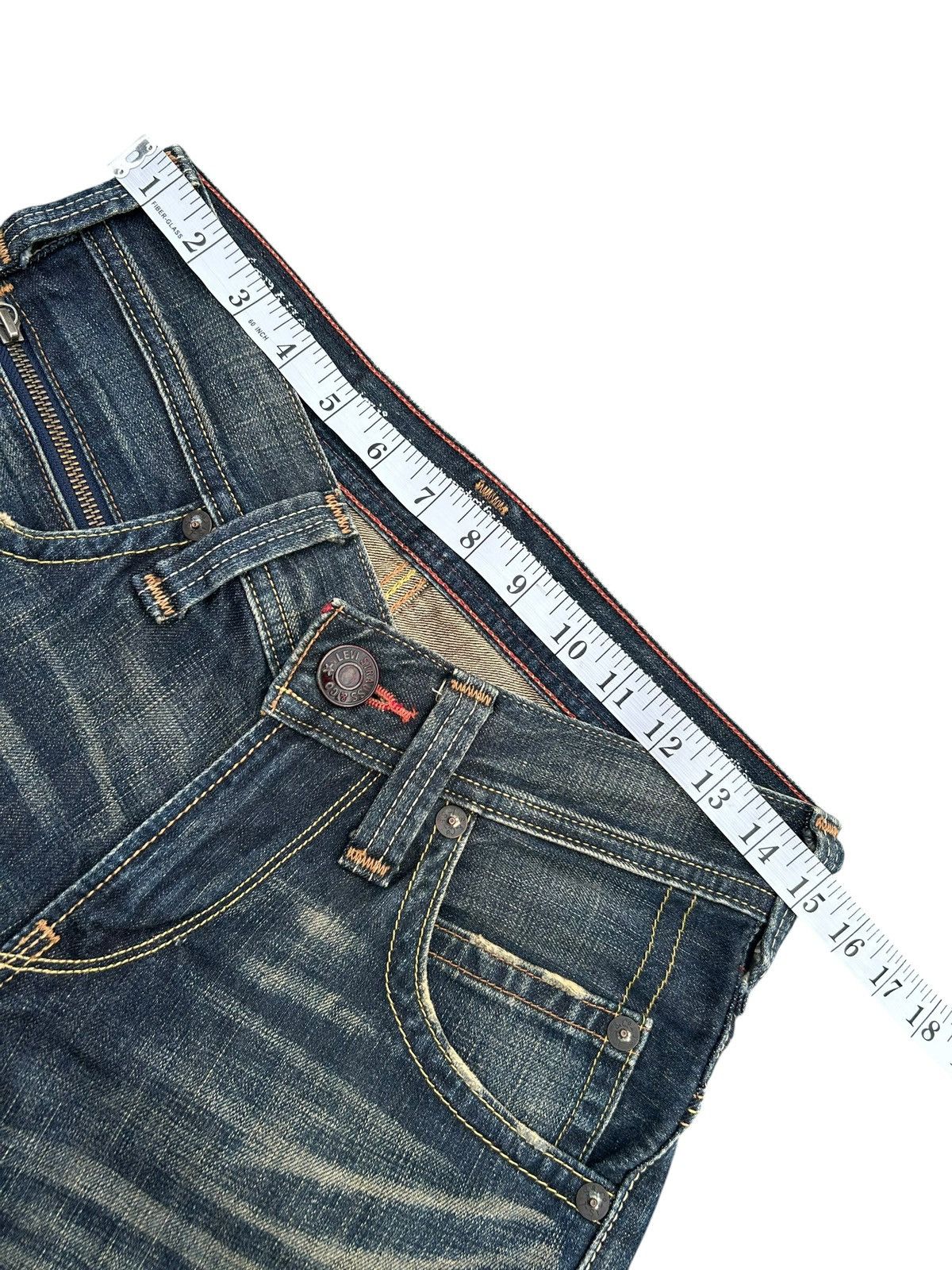 Kapital VINTAGE LEVIS HIPPIES STYLE RUSTY DISTRESSED DENIM JEANS Size US 30 / EU 46 - 16 Thumbnail