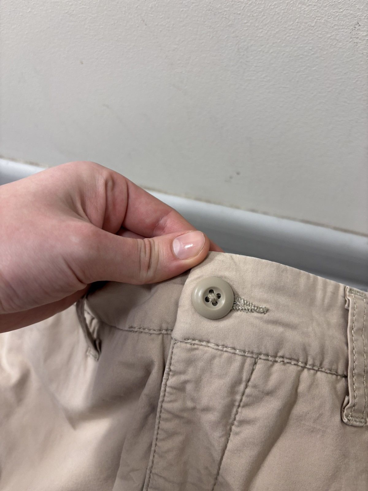 Carhartt Wip Carhartt WIP Men’s Beige Stretch Workwear Chino Sid Pants Size US 31 - 6 Thumbnail