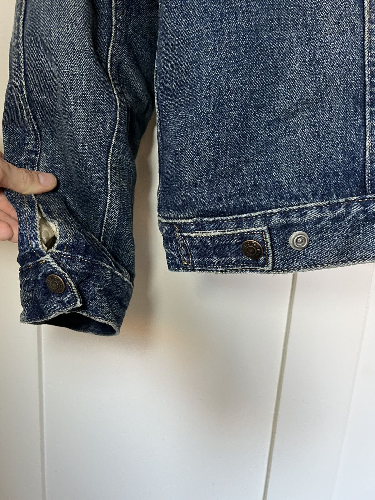 Polo Ralph Lauren Vintage Polo Ralph Lauren sherpa lined patch denim jacket Size US XL / EU 56 / 4 - 11 Thumbnail