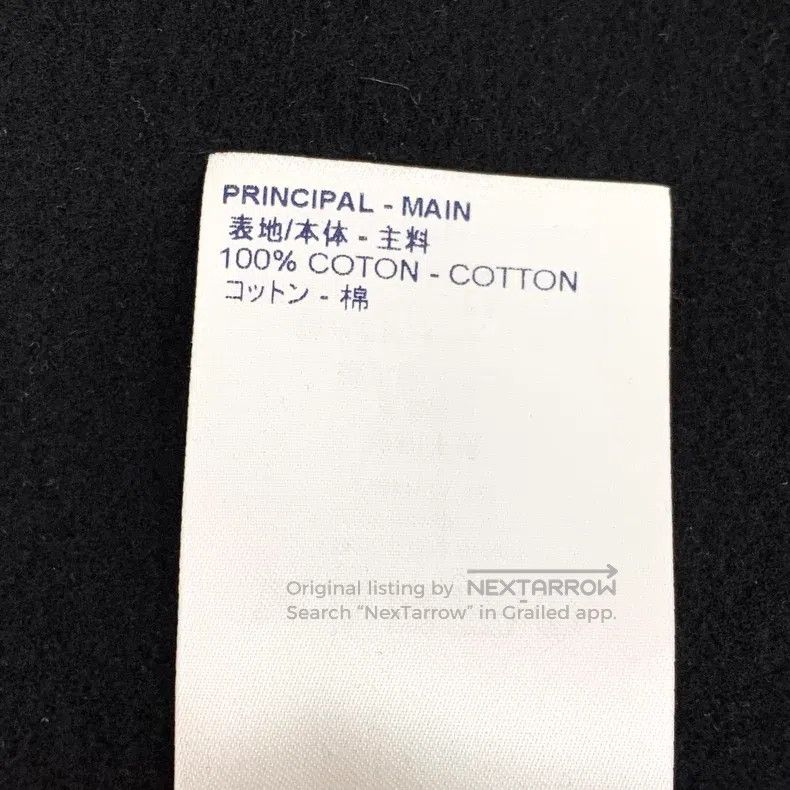 Louis Vuitton Louis Vuitton Black Instruction Cotton Crew Neck Long Slee Size US M / EU 48-50 / 2 - 9 Thumbnail