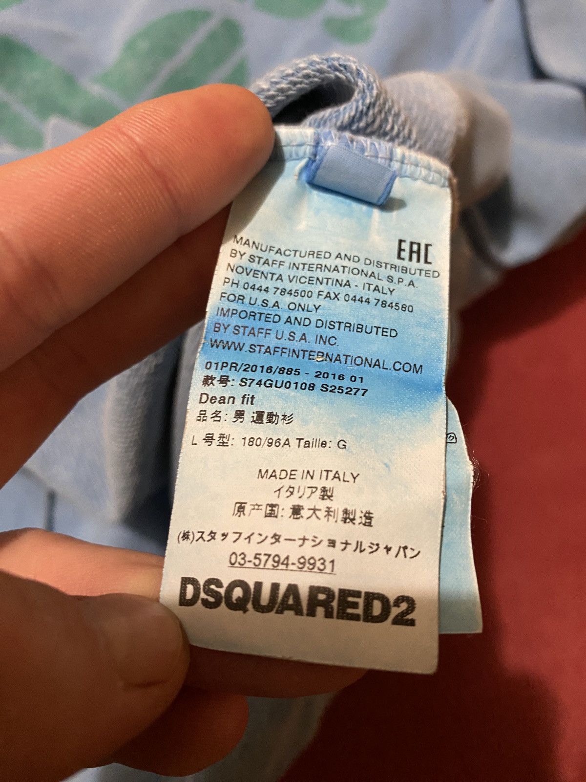 Dsquared2 DSQUARED Sweatshirt Blue Big Logo Size L Size US L / EU 52-54 / 3 - 15 Thumbnail