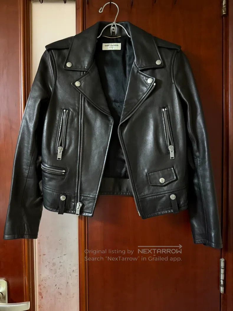 Saint Laurent Paris Saint Laurent Paris Motorcycle leather jacket Size XS / US 0-2 / IT 36-38 - 1 Thumbnail
