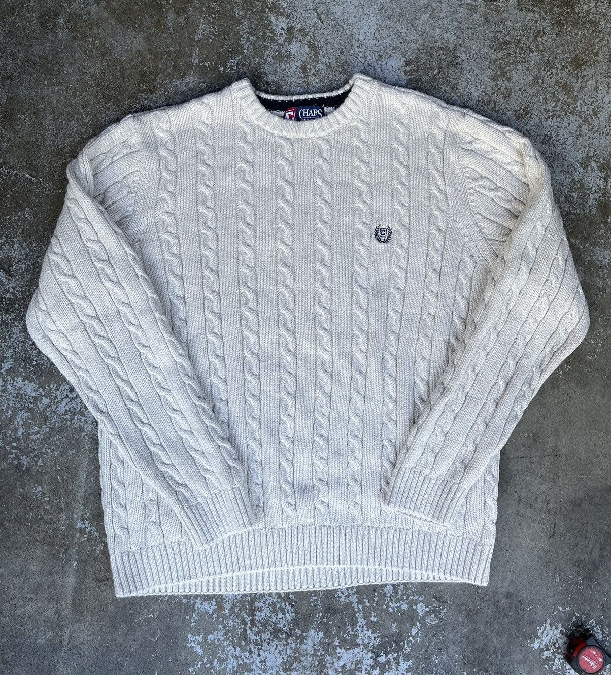 Chaps Ralph Lauren Vintage Chaps Fisherman Sweater Size US L / EU 52-54 / 3 - 1 Thumbnail
