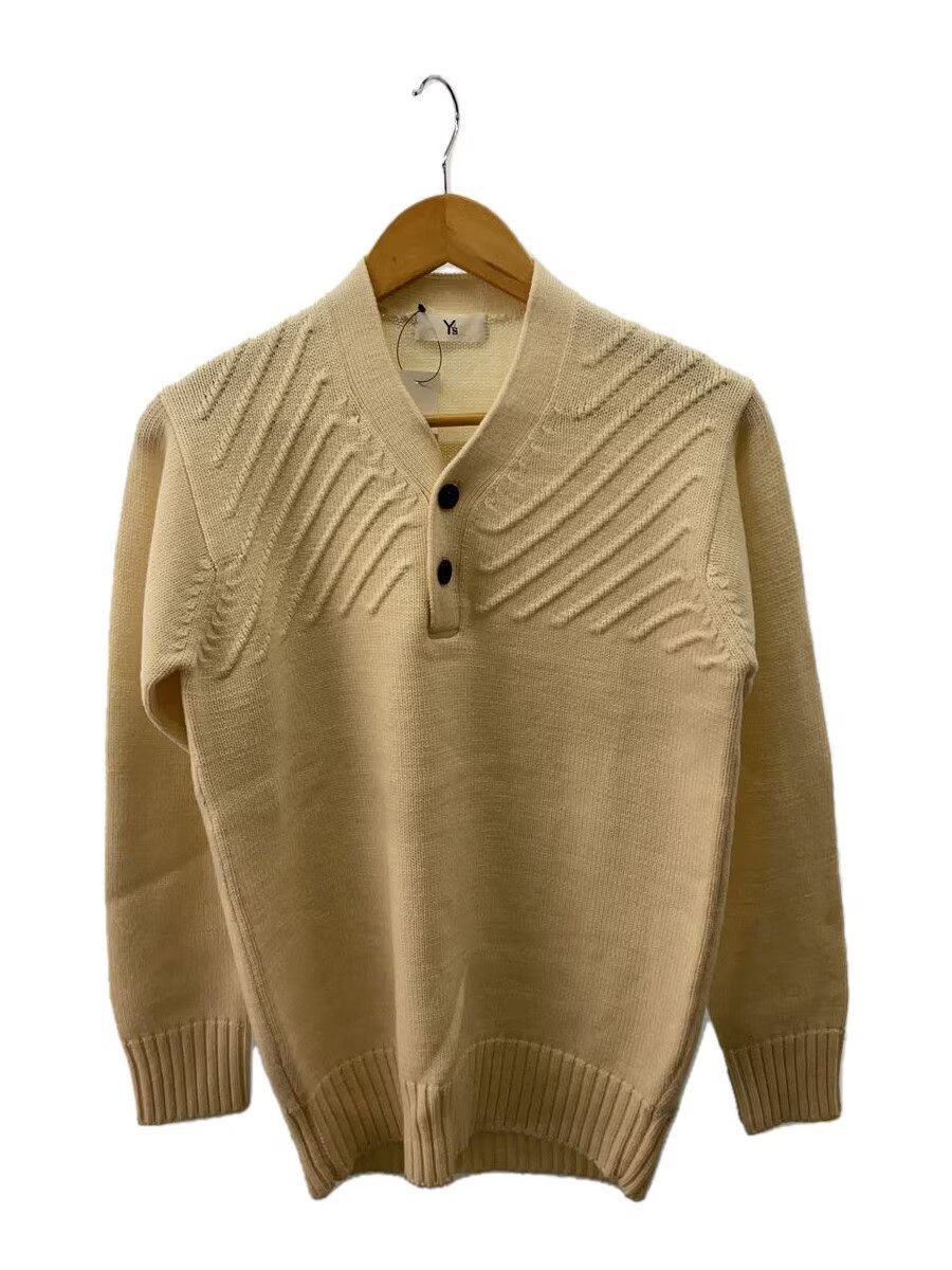 Yohji Yamamoto Diagonal Stitch Pattern Wool Knit Sweater Size US M / EU 48-50 / 2 - 1 Thumbnail