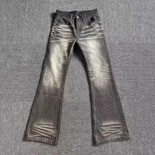 VIBE ripped grunge flared damaged jeans Size US 32 / EU 48 - 6 Thumbnail
