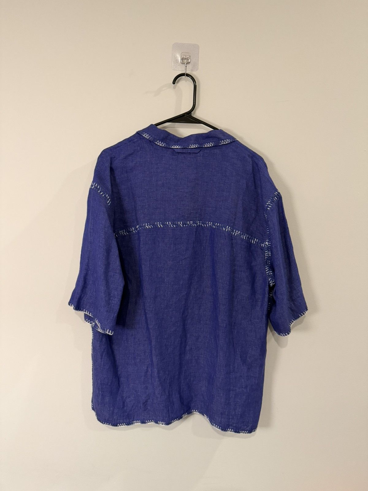 Banana Republic Banana Republic Blue Button Up Shirt Size US M / EU 48-50 / 2 - 2 Thumbnail