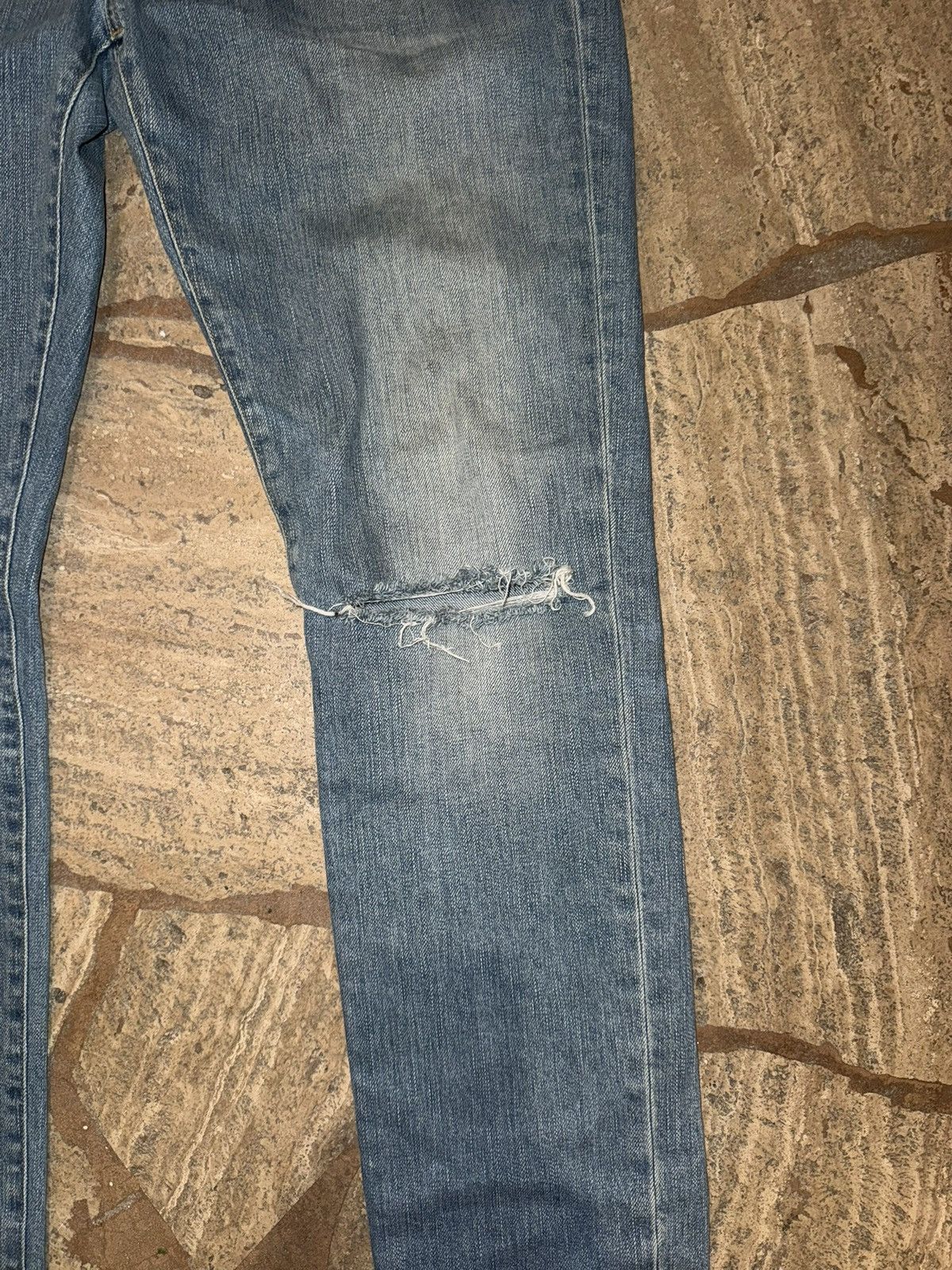 Saint Laurent Paris Saint Laurent ripped skinny jeans Size US 32 / EU 48 - 3 Thumbnail