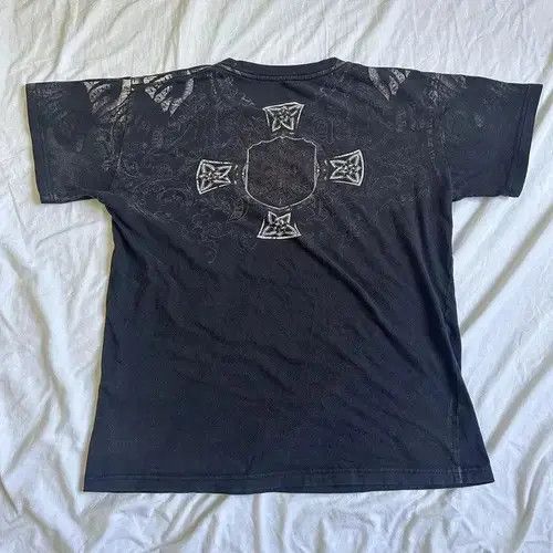 Japanese Brand Mall Goth Graphic Print T-Shirt Y2K Japanese Style Size ONE SIZE - 1 Thumbnail