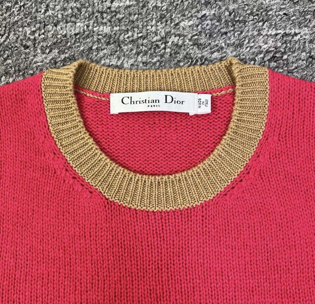 Dior Dior Color Block Knit Vest K12 Size XS / US 0-2 / IT 36-38 - 3 Thumbnail
