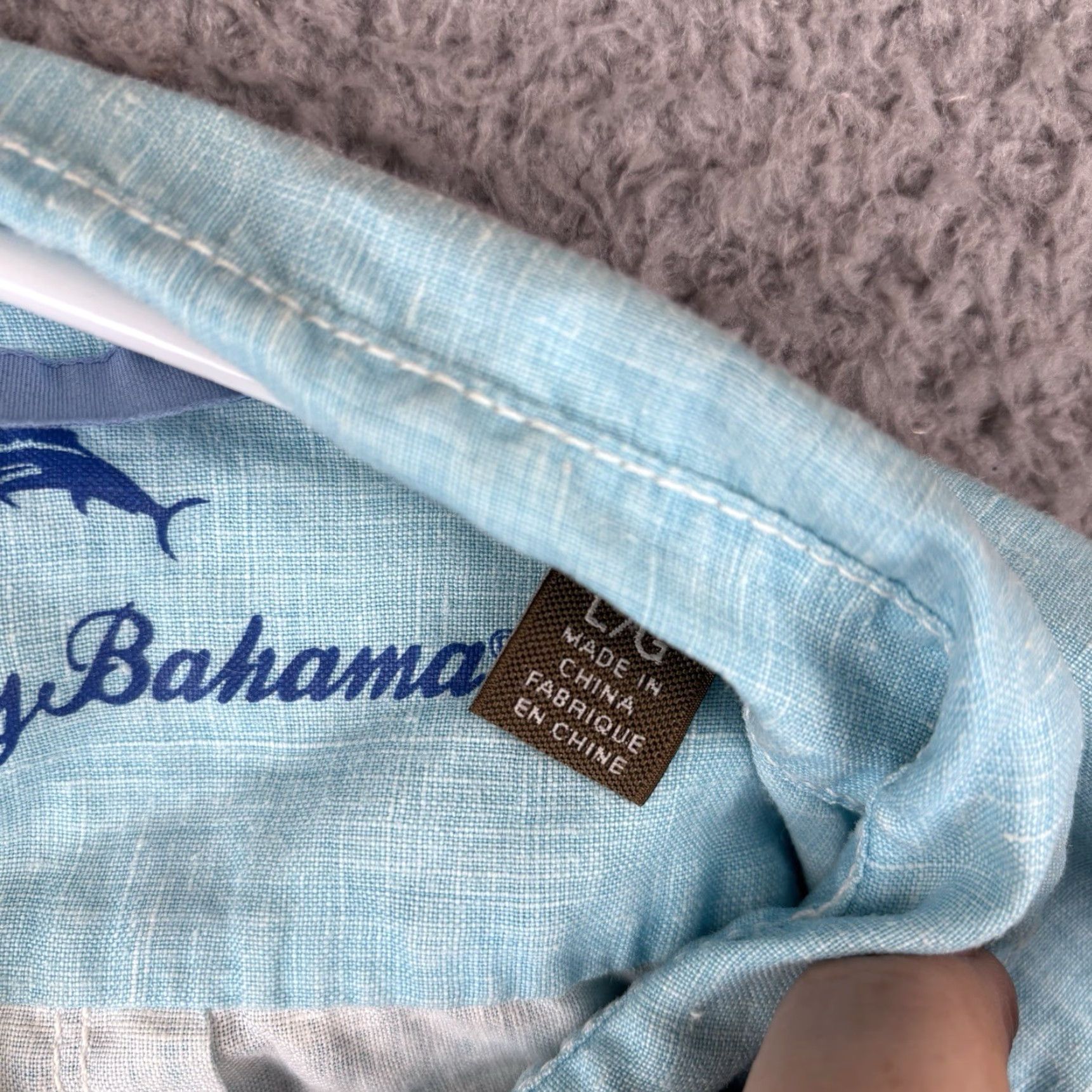 Tommy Bahama Tommy Bahama Shirt Mens L Teal Aqua 100% Linen Button-Up Long Sleeve Beach Relaxed Casual Size US L / EU 52-54 / 3 - 3 Thumbnail