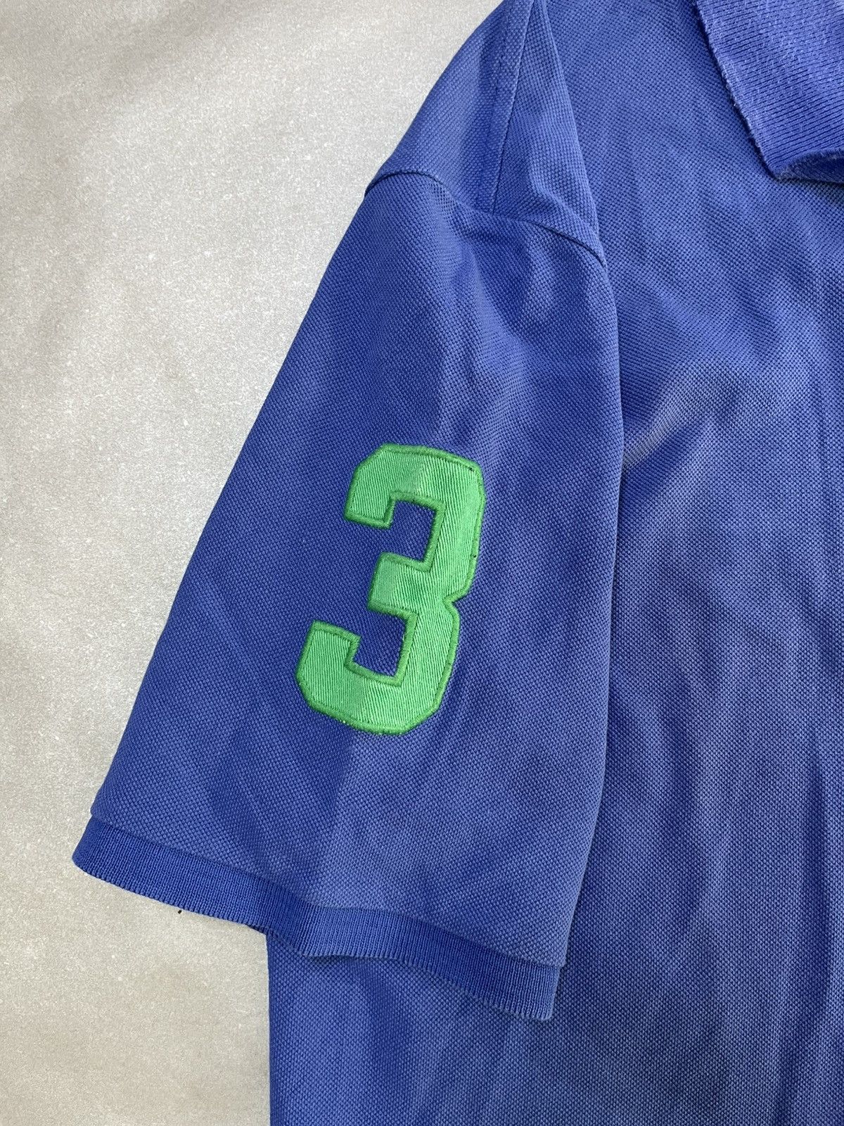 Polo Ralph Lauren × Vintage Vintage Polo Ralph Lauren Polo number 3 T- shirt Size US L / EU 52-54 / 3 - 2 Thumbnail