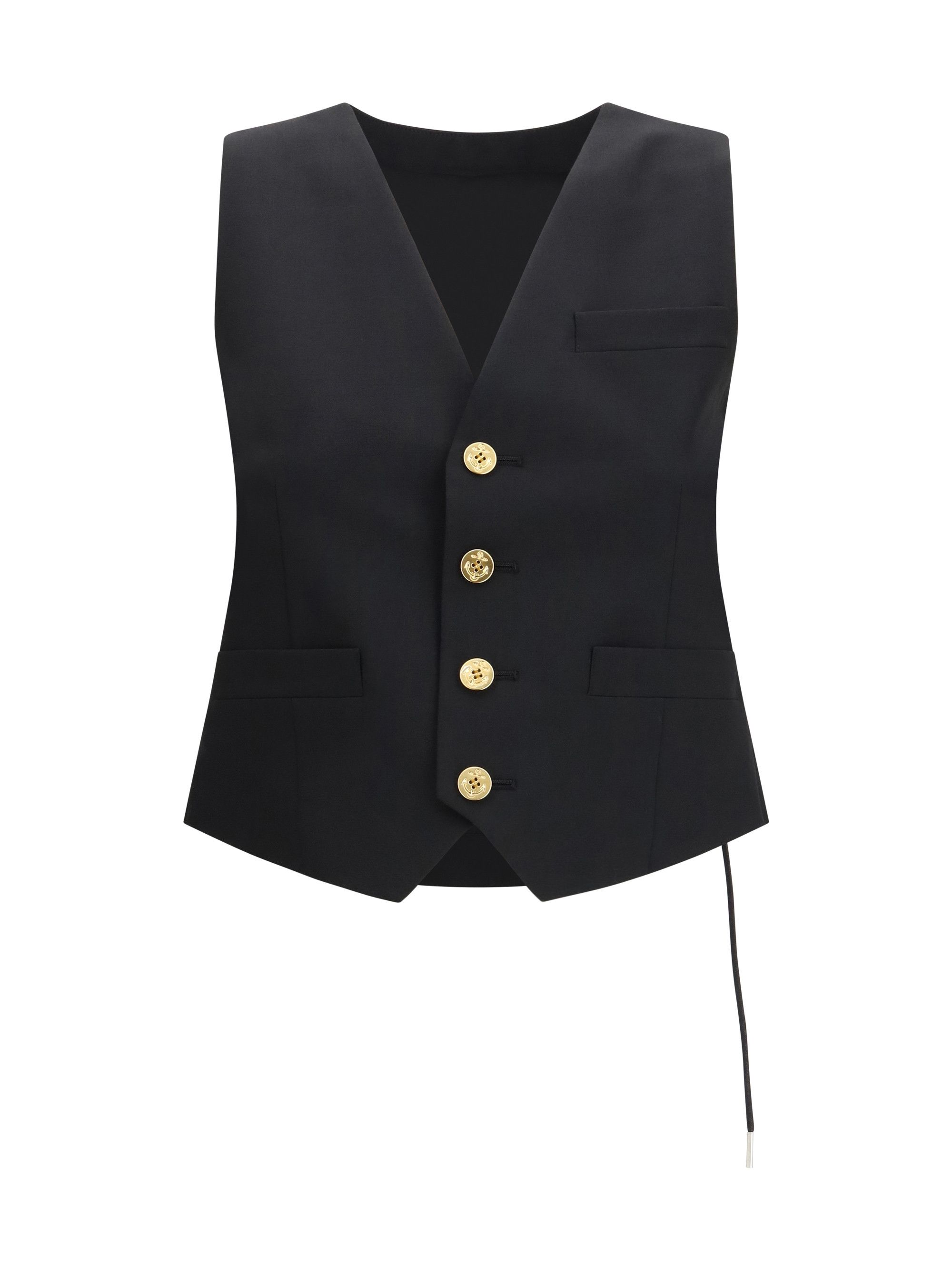 Sacai Twill Vest Size L / US 10 / IT 46 - 1 Thumbnail