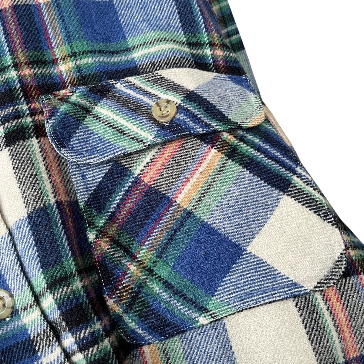 Vintage Work Shirt USA Vintage 60s 70s Wide Flannel Size US L / EU 52-54 / 3 - 4 Thumbnail