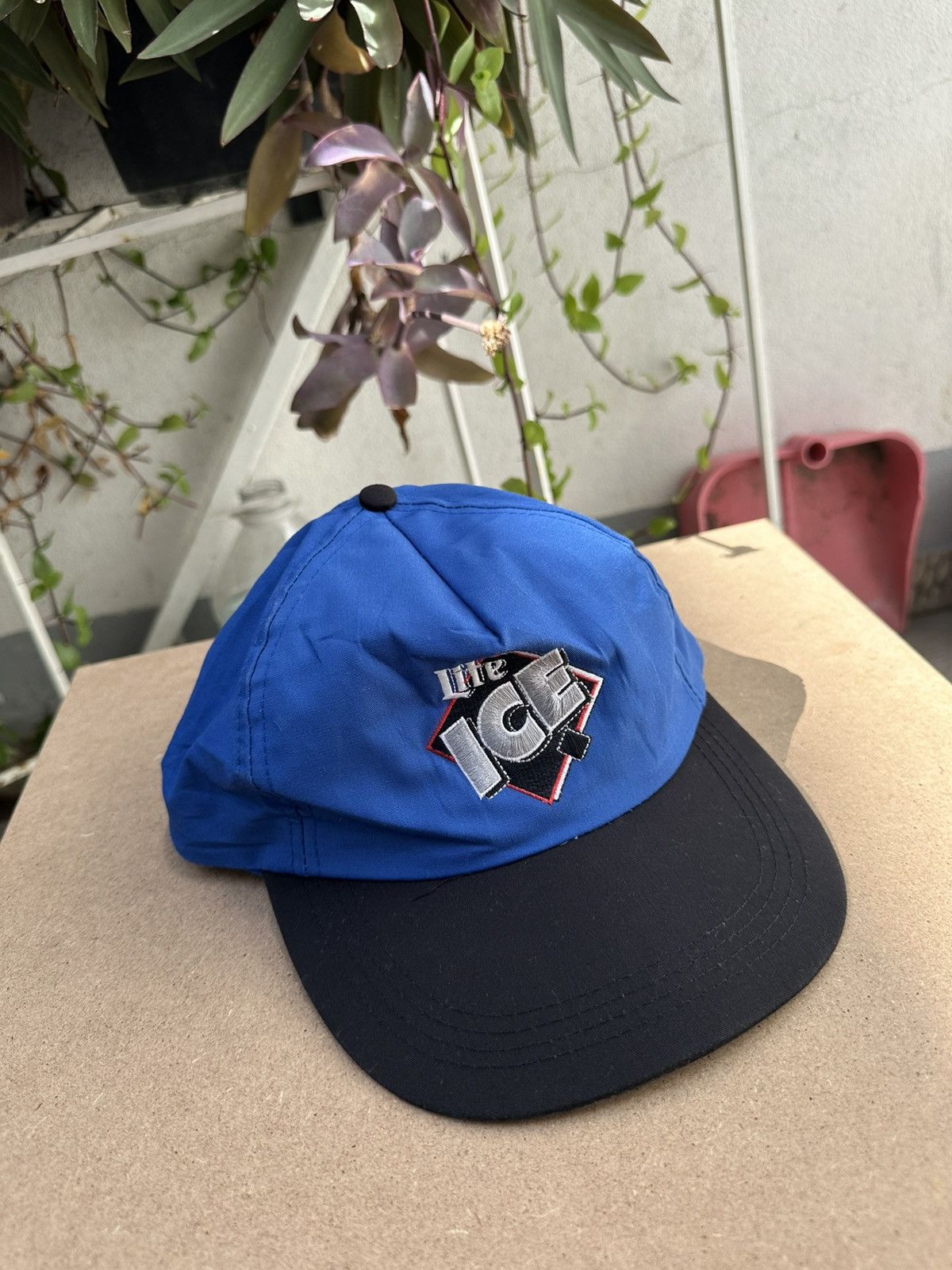 Other Vintage 90s Miller Ice Lite beer promo Snapback Hat Size ONE SIZE - 4 Thumbnail