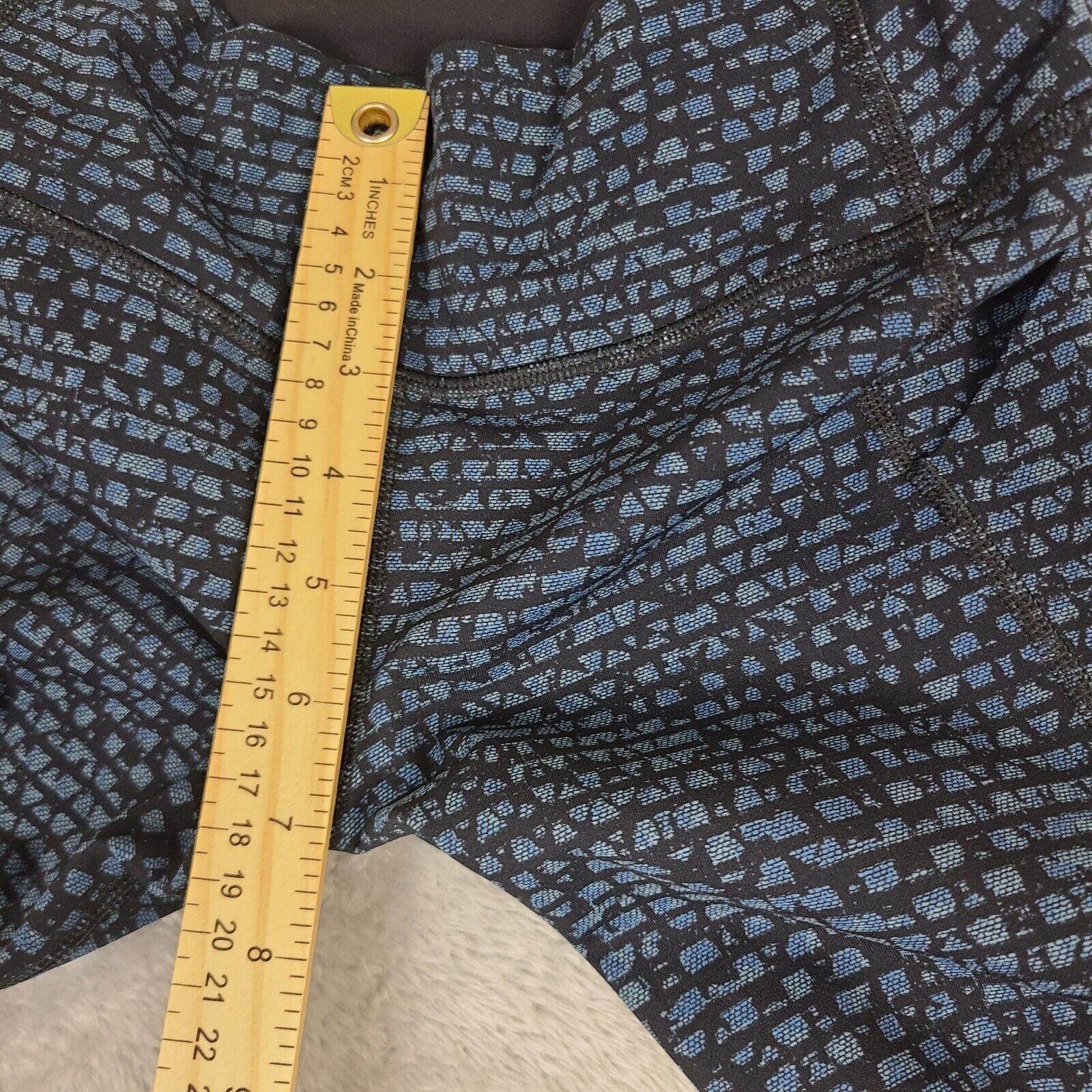 Lululemon Lululemon Pace Rival Crop Legging Shatter Weave Desert Teal Size 27" / US 4 / IT 40 - 9 Thumbnail