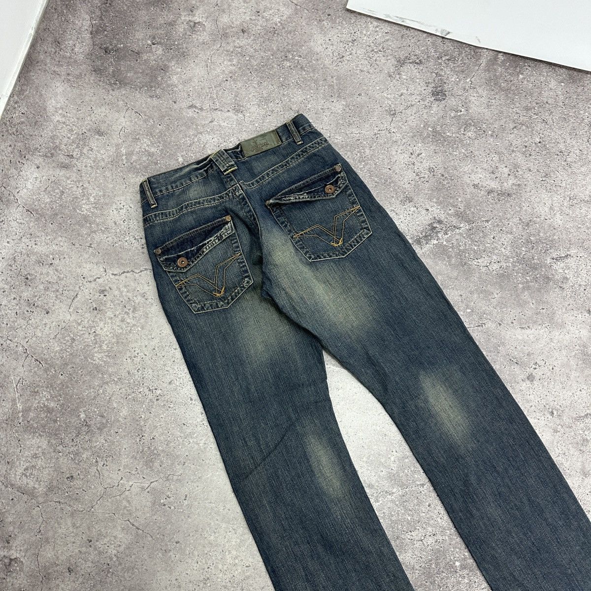 Neighborhood Vintage 90s Neighborhood NYC Straight jeans y2k og hype rare Size US 31 - 6 Thumbnail