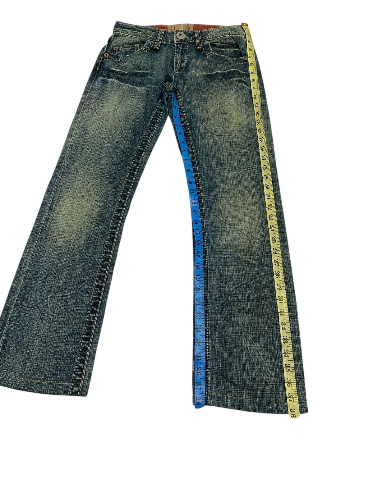 Marithe + Francois Girbaud Japanese brand X marithe francois girbaud flare cowboy jeans Size US 28 / EU 44 - 9 Thumbnail