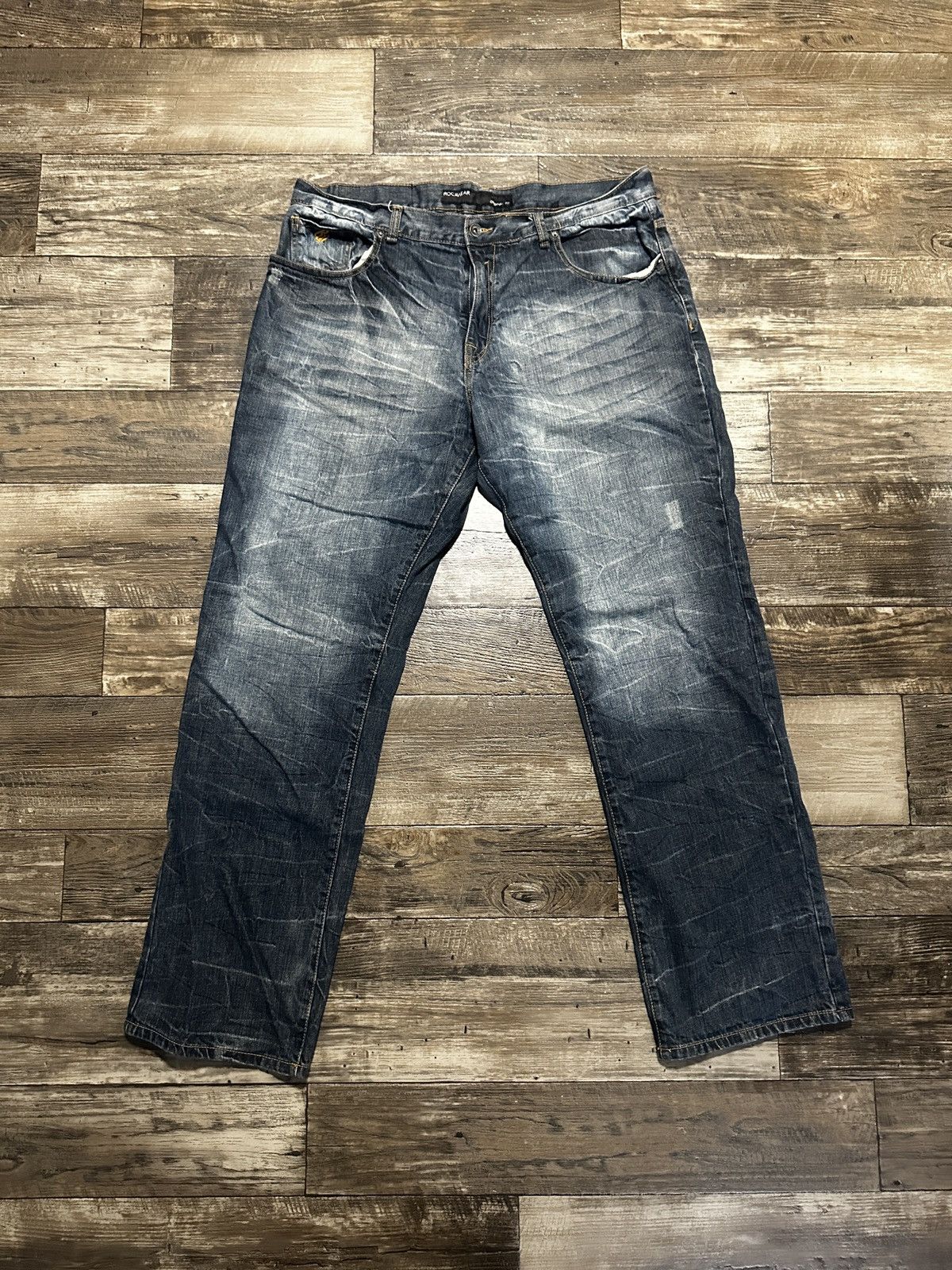 Rocawear Rocawear Y2K Faded Denim Jeans Size US 38 / EU 54 - 1 Thumbnail