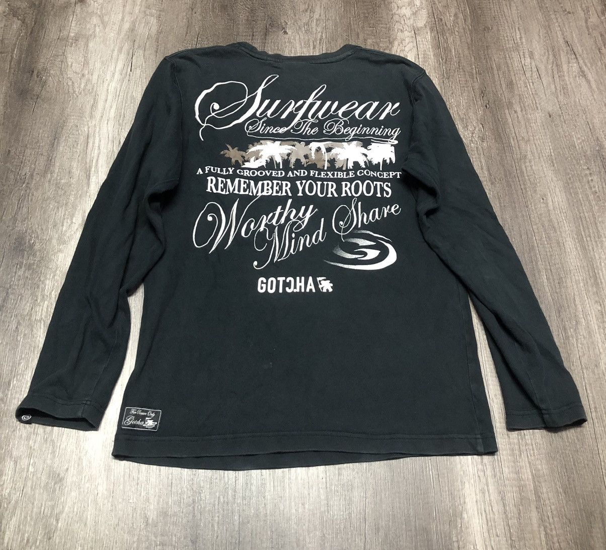 Gotcha × Japanese Brand Gotcha Long Sleeve Tee Shirt Size US L / EU 52-54 / 3 - 1 Thumbnail