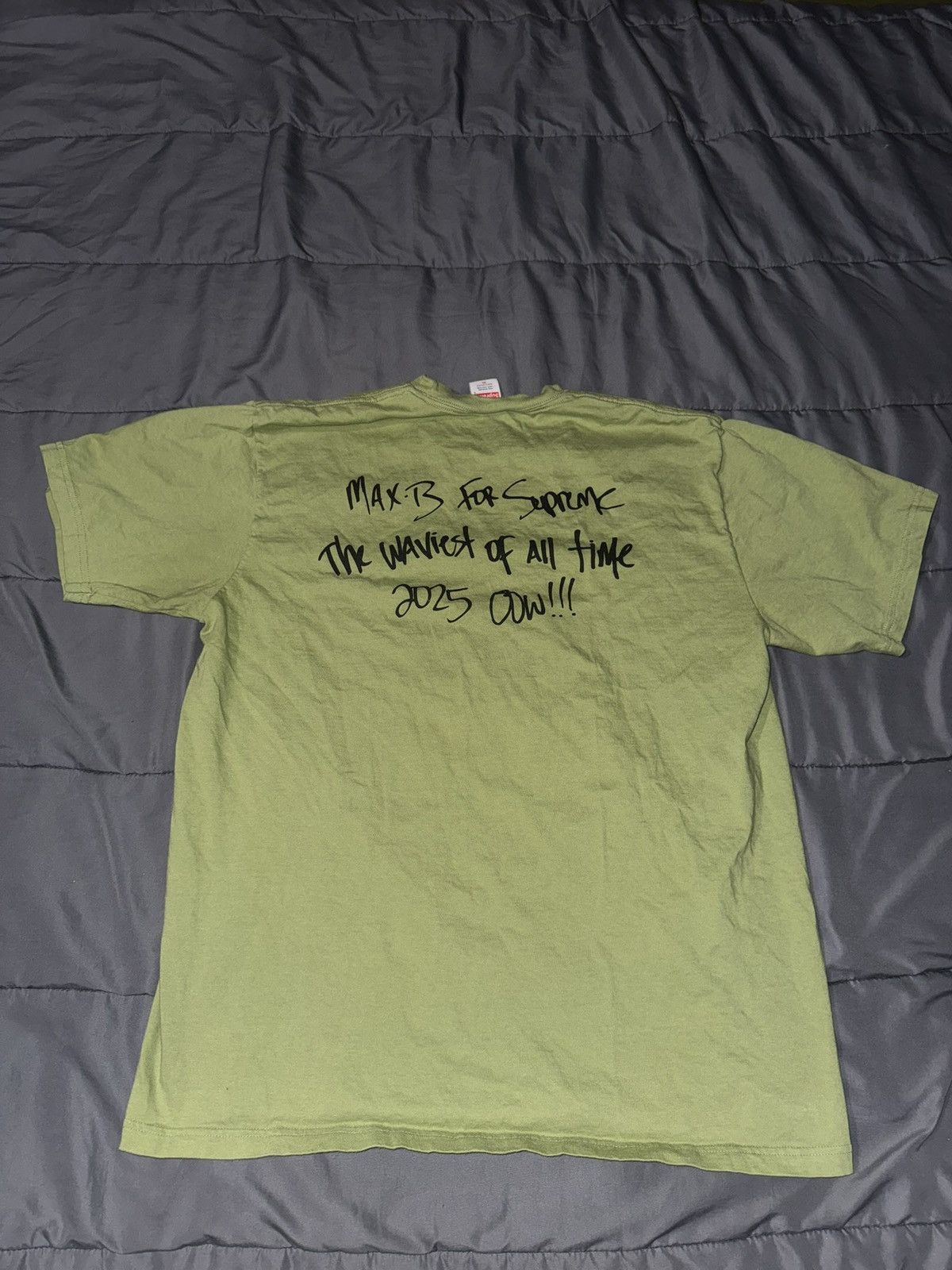 Supreme Supreme Max B Tee “Moss” Size US XL / EU 56 / 4 - 2 Thumbnail