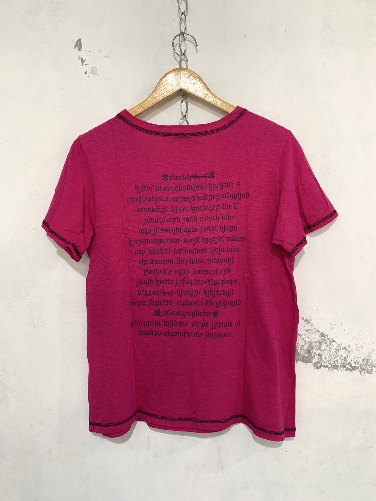 If Six Was Nine × Japanese Brand × Seditionaries Algonquins poem slub yarn t shirt Size US S / EU 44-46 / 1 - 2 Thumbnail