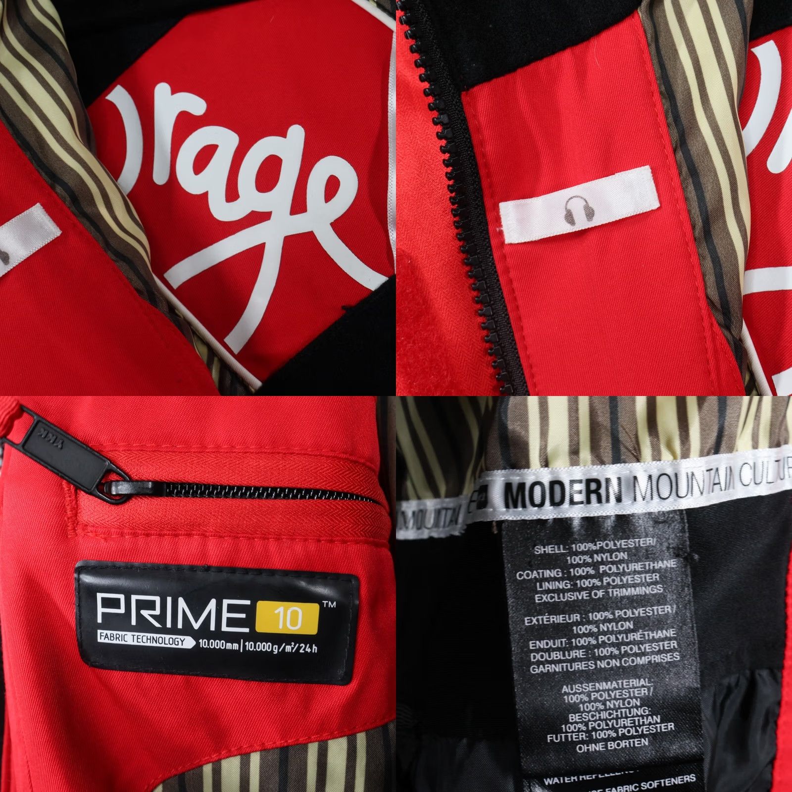 Orage Orage Jacket Womens S Red Winter Size Bala Ski Snow Outerwear Full Zip Size S / US 4 / IT 40 - 9 Thumbnail