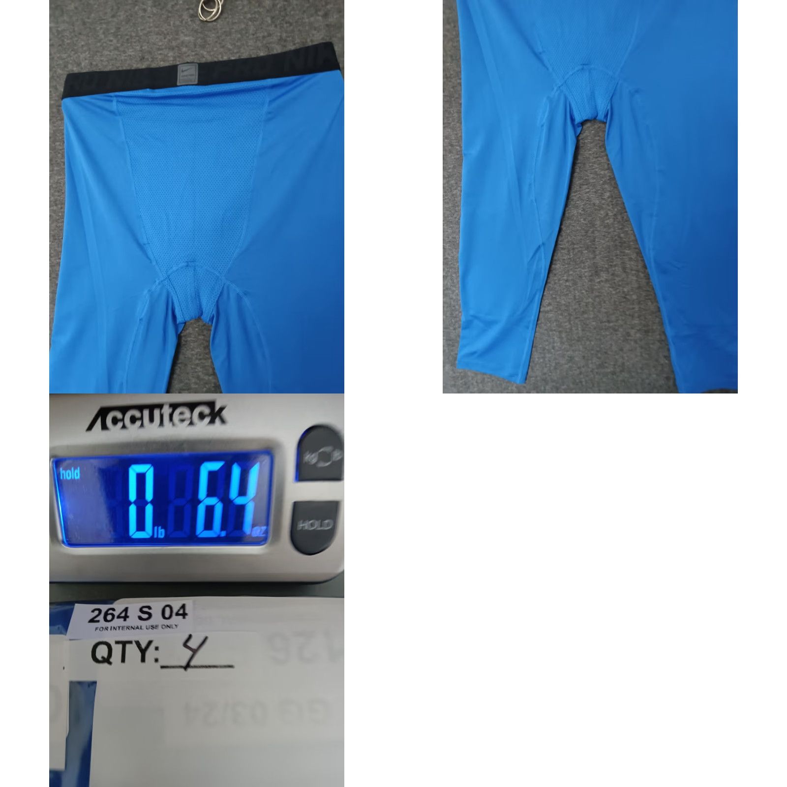 Nike Nike Pro Hyperstrong Men's Pants Tights Padded Blue XS? (Note: original size XLT) Size US 36 / EU 52 - 8 Thumbnail