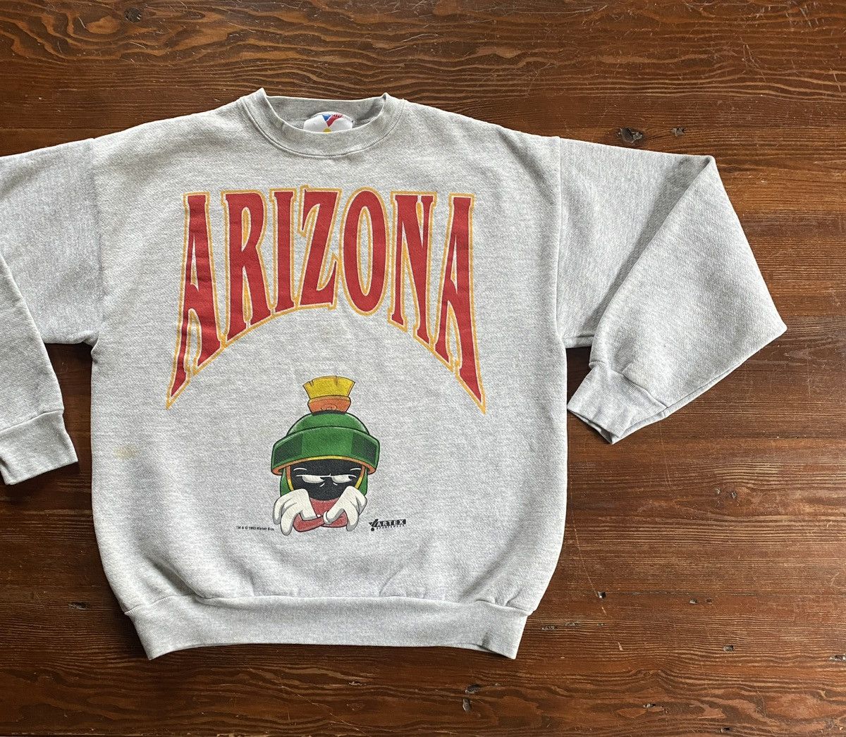 Warner Bros Vintage ‘93 Marvin Martian Arizona Crewneck Sweatshirt Size US M / EU 48-50 / 2 - 1 Thumbnail