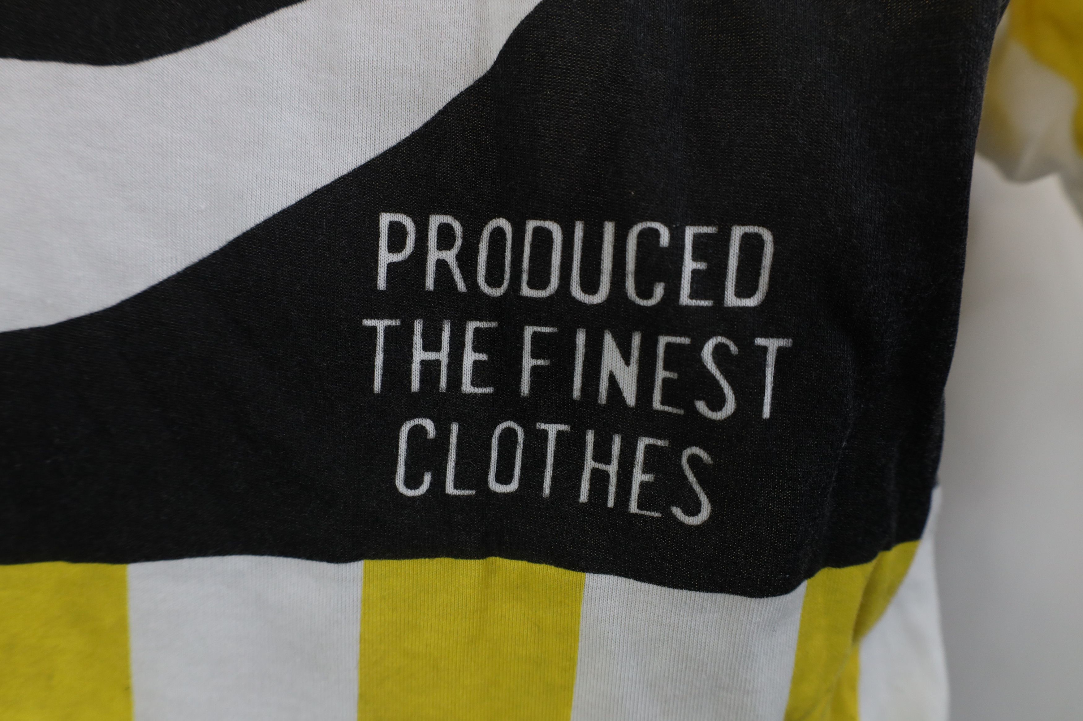 Vintage Vintage 90s Streetwear Physical Training Striped T-Shirt Size US XL / EU 56 / 4 - 5 Thumbnail