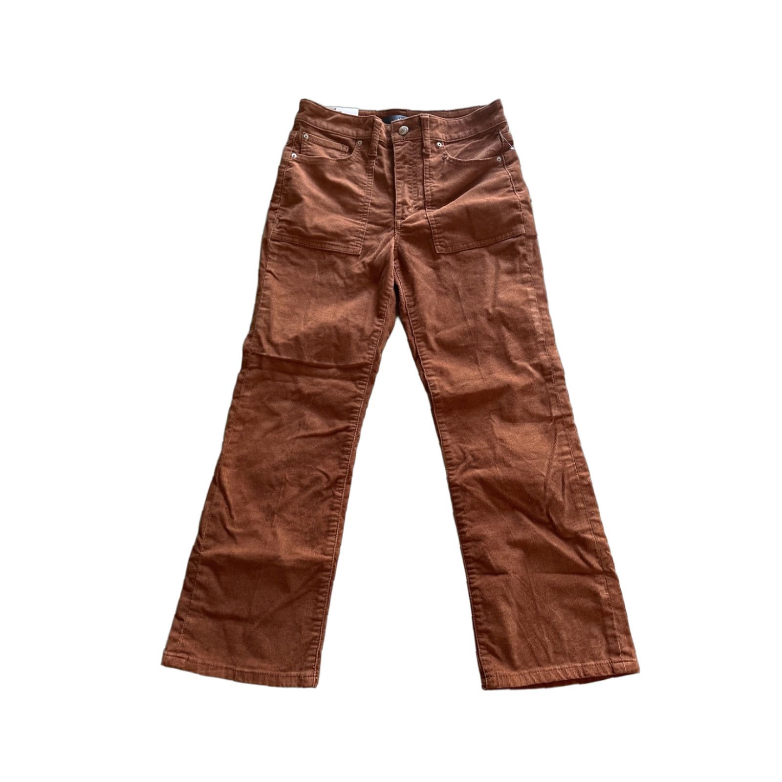 Vintage Joe's Jeans Callie High Rise Cropped Bootcut Jeans Size 26 Brown Orange Women's Size 26" / US 2 / IT 38 - 1 Thumbnail