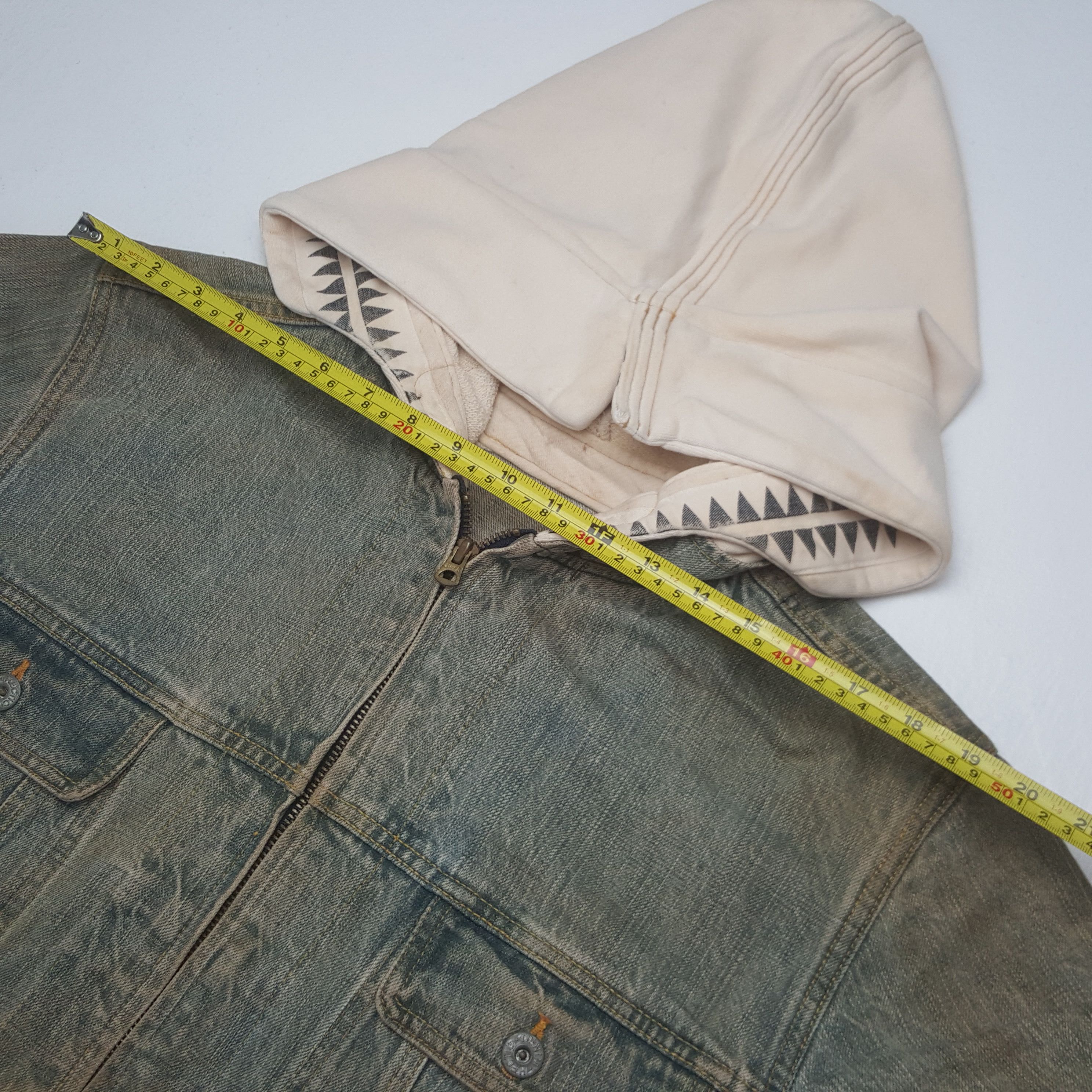Japanese Brand Vintage Roc Star Japanese Denim Hoodies Jacket C308N9 Size US L / EU 52-54 / 3 - 5 Thumbnail