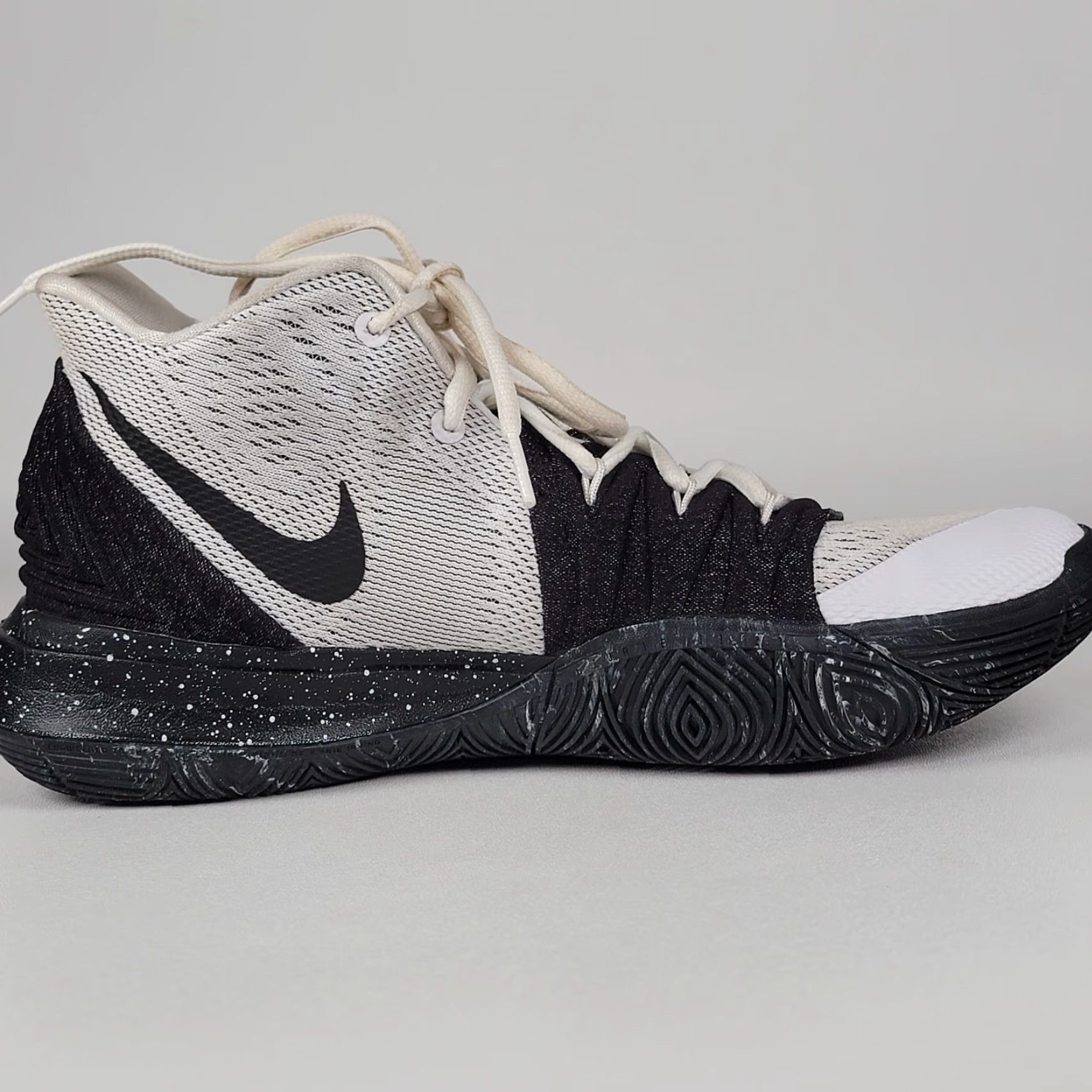 Nike Nike Kyrie 5 Cookies and Cream Mens 8.5 Sneakers AO2918-100 Nike Kyrie White 2018 Men Basketball Shoes Size ONE SIZE - 6 Thumbnail