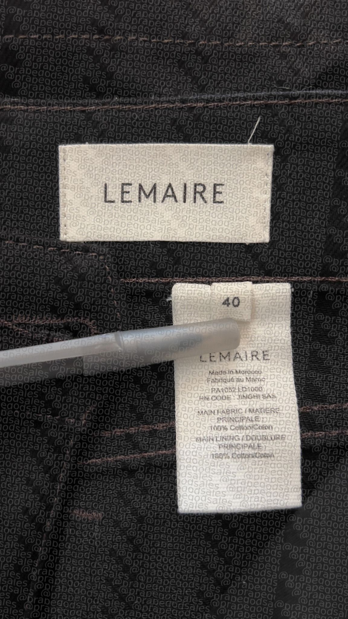Lemaire Lemaire High Waisted Curved Pants Size 31" - 4 Thumbnail