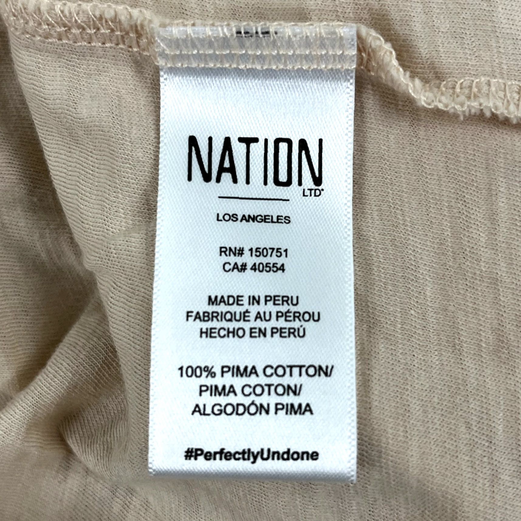 Nation LTD NATION LTD Top Womens Small Brown Abigail Festival Tee Puff Shoulder Long Sleeve Shirt Ladies Small Brown Puff Sleeve Casual Tee Size S / US 4 / IT 40 - 6 Thumbnail