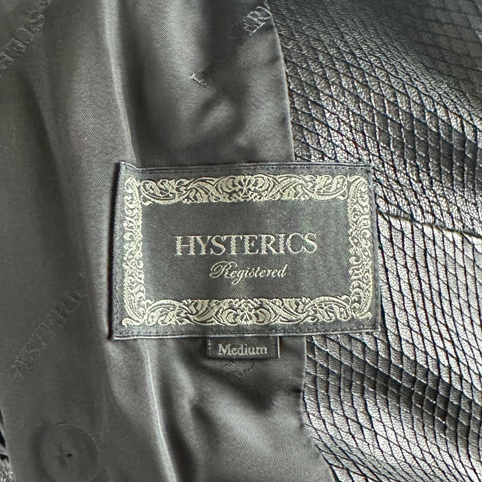 Hysteric Glamour Sheepskin Python Black Leather Riders Jacket Size US M / EU 48-50 / 2 - 8 Thumbnail