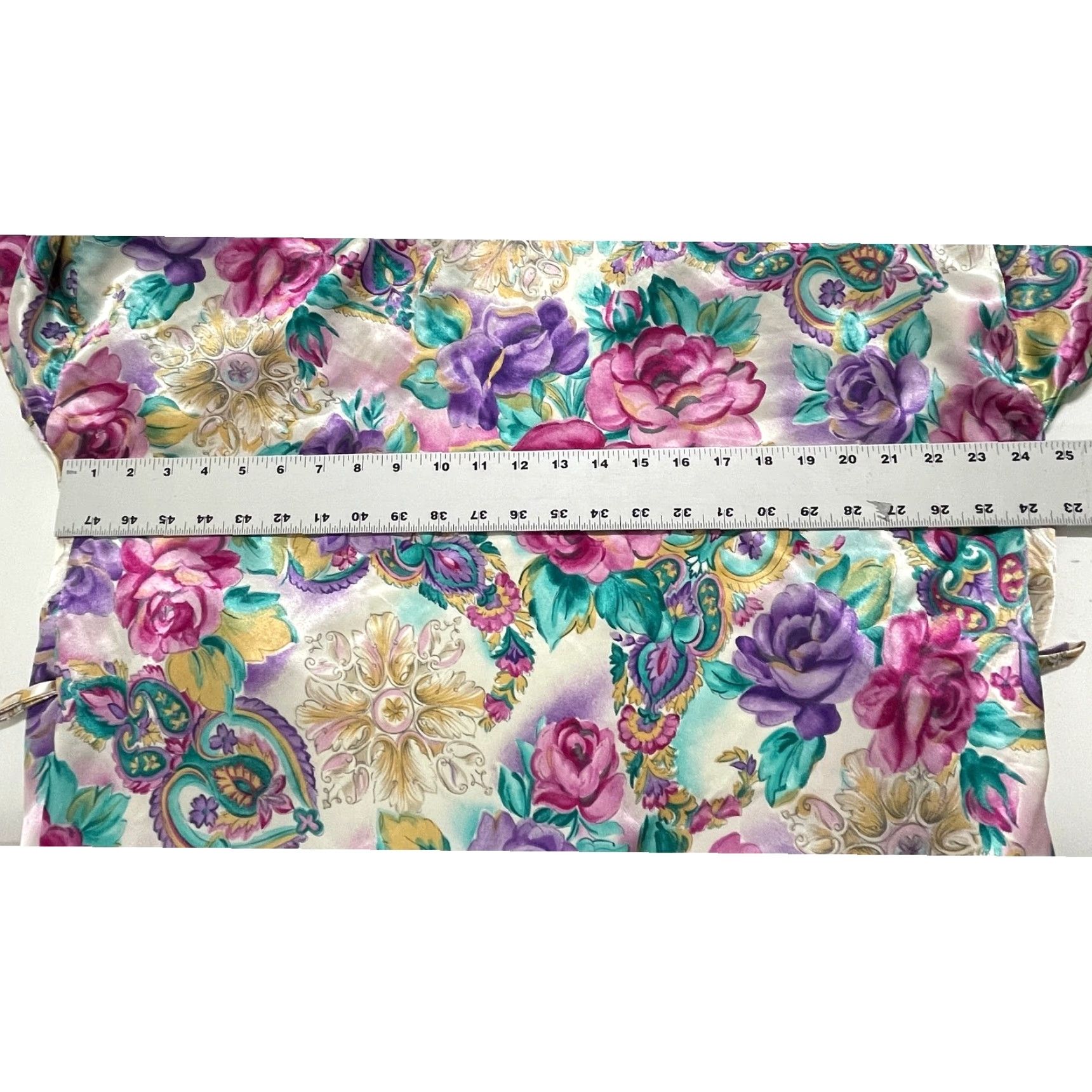 Vintage VINTAGE Adonna Robe Womens L Pink Purple Floral Made in USA No Waist Tie Kimono 90s 80s Womens Summer Fall Winter Short Sleeve Pattern Floral Size ONE SIZE - 7 Thumbnail