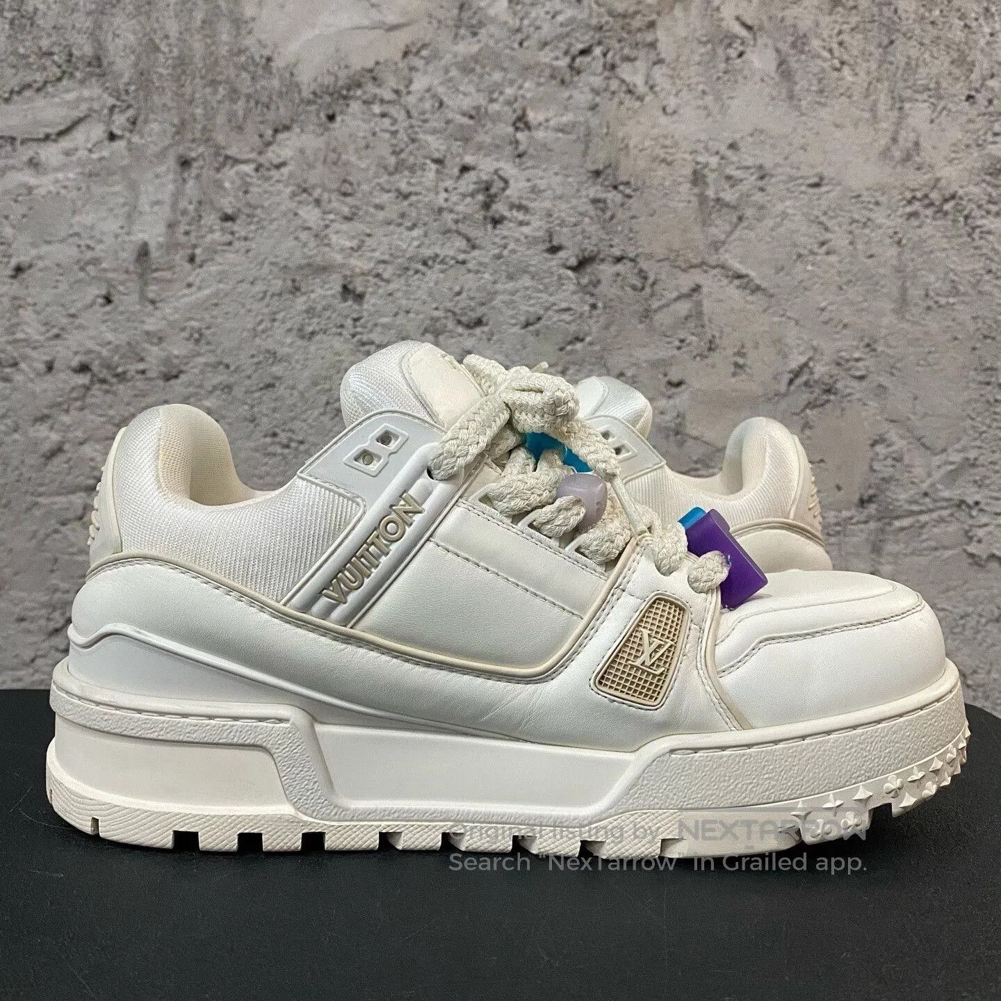 Louis Vuitton Louis Vuitton White LV Trainer Sneakers. Size US 8 / EU 41 - 4 Thumbnail