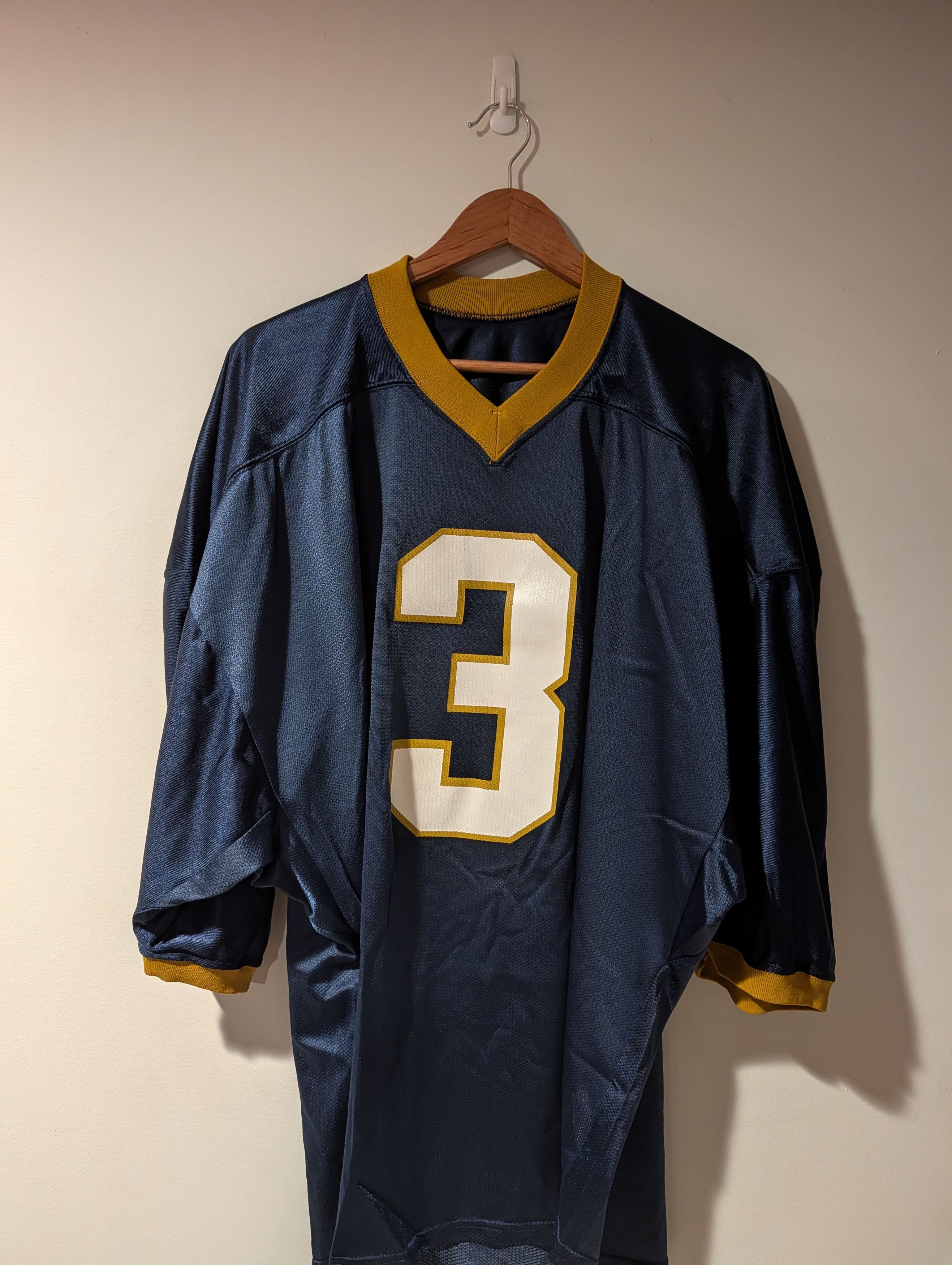 NCAA VTG Notre Dame Fighting Irish Powlus Signed Football Jersey Size US XL / EU 56 / 4 - 3 Thumbnail