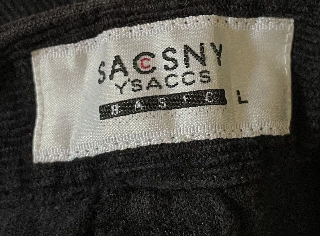 Yohji Yamamoto TAX FREE 🇺🇸 Yohji yamamoto y’saccs straight corduroy trousers Size US 29 - 3 Thumbnail