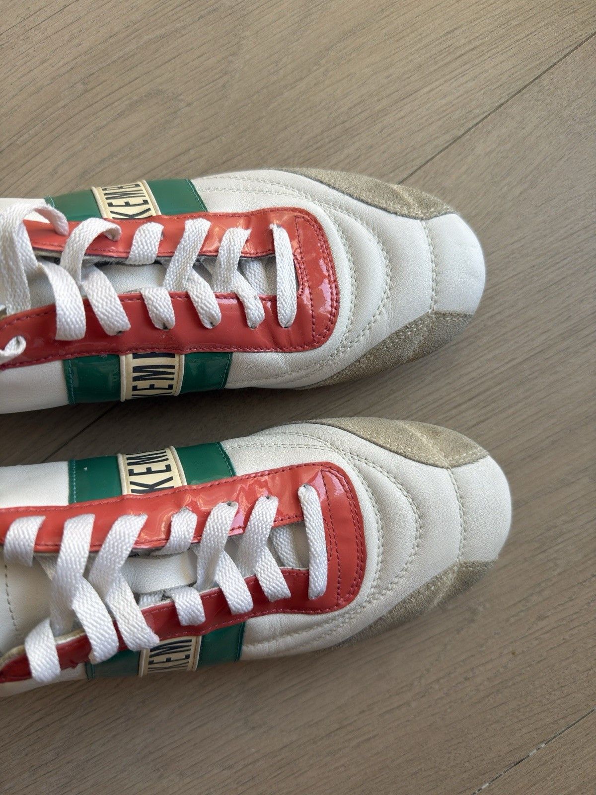 Dirk Bikkembergs Dirk Bikkembergs Womens White Leather Sneakers Shoes Y2k Size US 9 / IT 39 - 2 Thumbnail