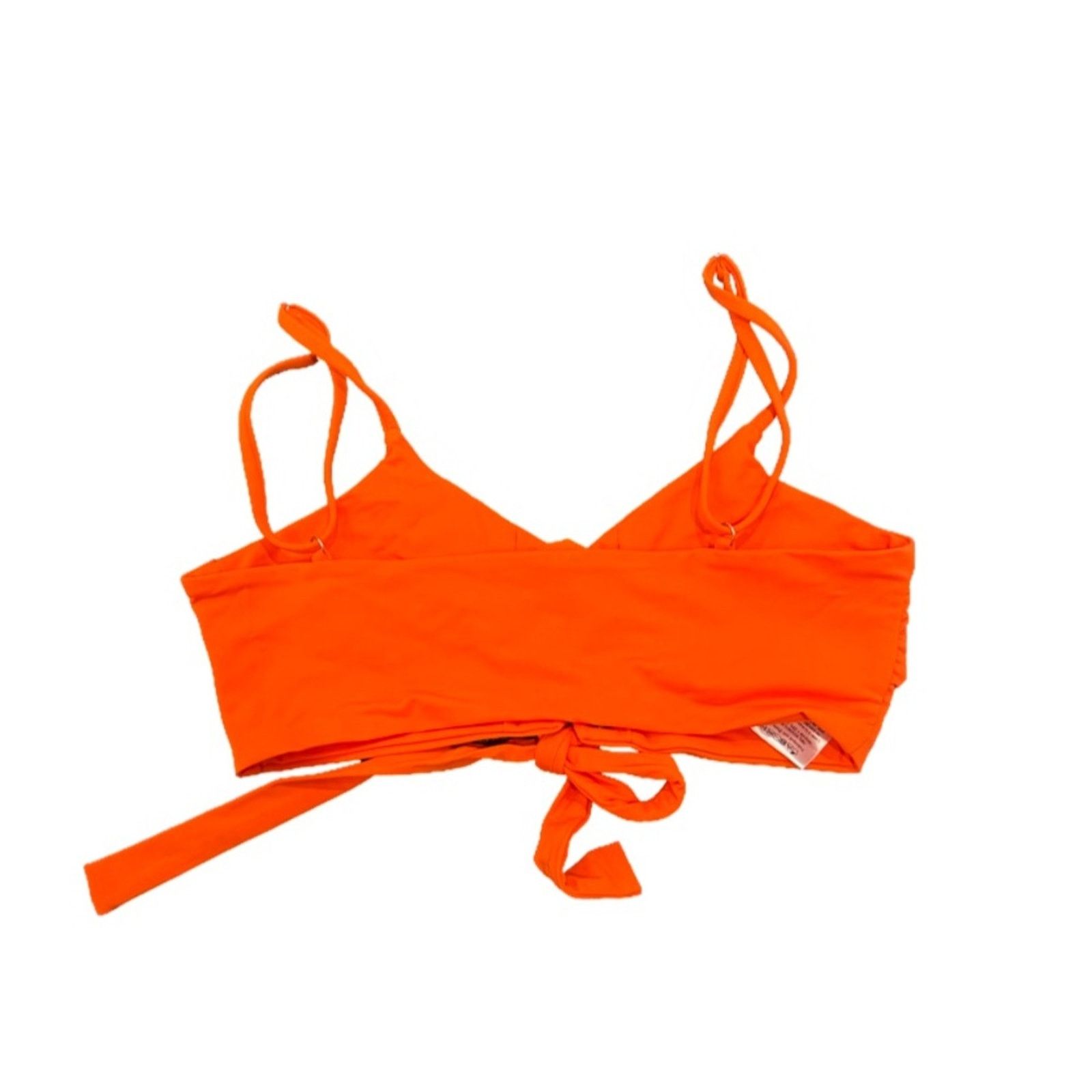 Mara Hoffman Mara Hoffman Scarlett Bikini Swim Top - Tangerine Orange Size ONE SIZE - 4 Thumbnail