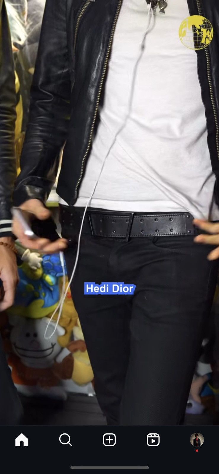 Dior × Hedi Slimane Dior Homme FW07 “Navigate” belt Size ONE SIZE - 2 Thumbnail