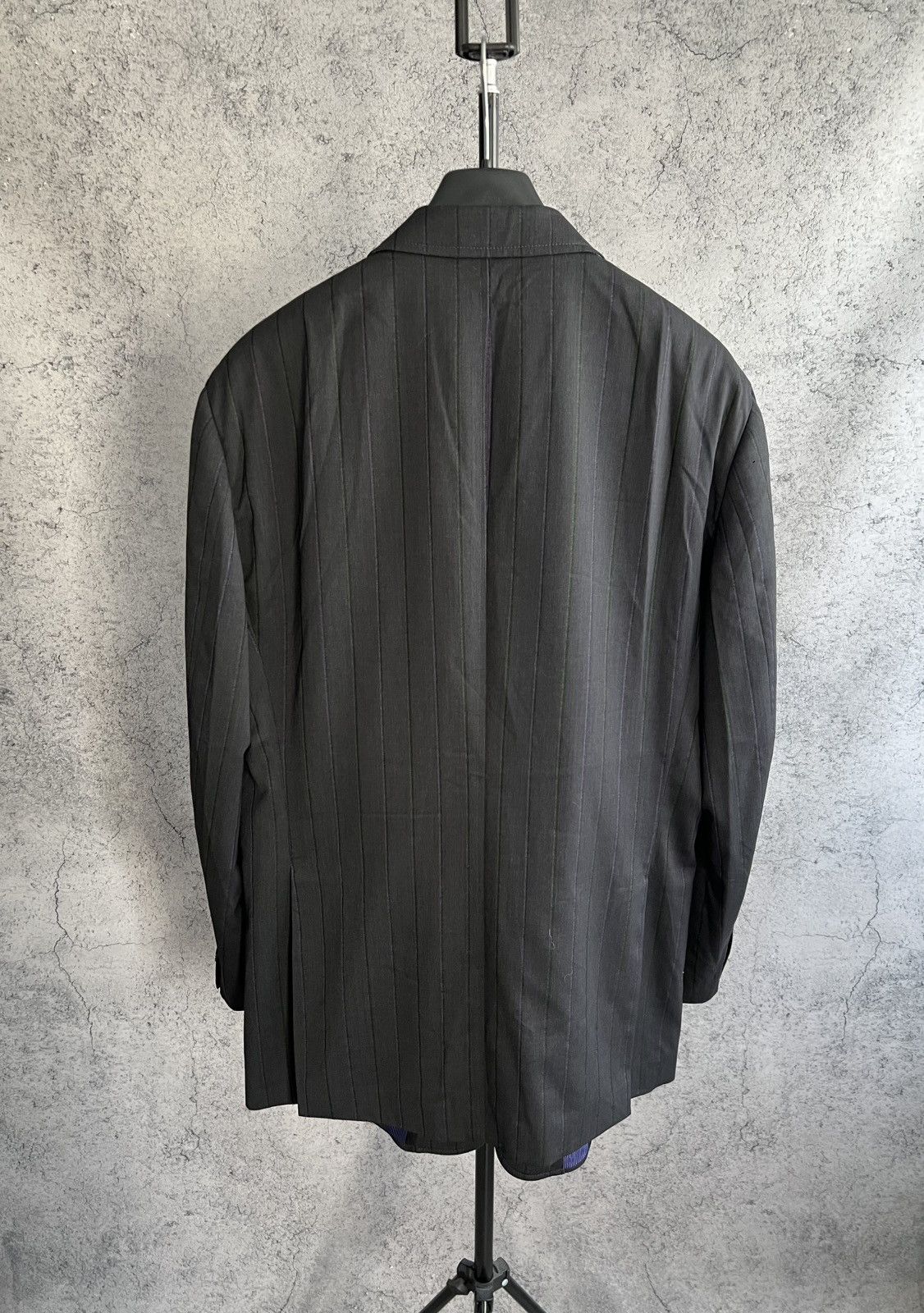 Etro Vintage Etro Milano Striped Blazer Classic Suit Wool Size 58 Size 50R - 2 Thumbnail
