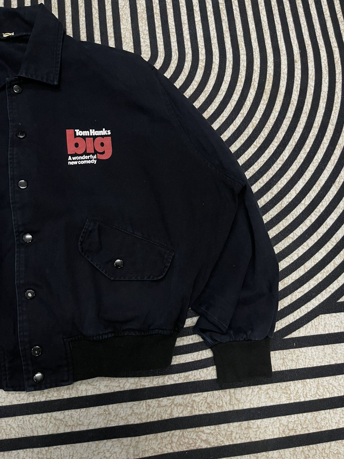 Vintage 80s TOM HANKS “BIG” MOVIE PROMO JACKET CBS/FOX RARE Size US L / EU 52-54 / 3 - 4 Thumbnail