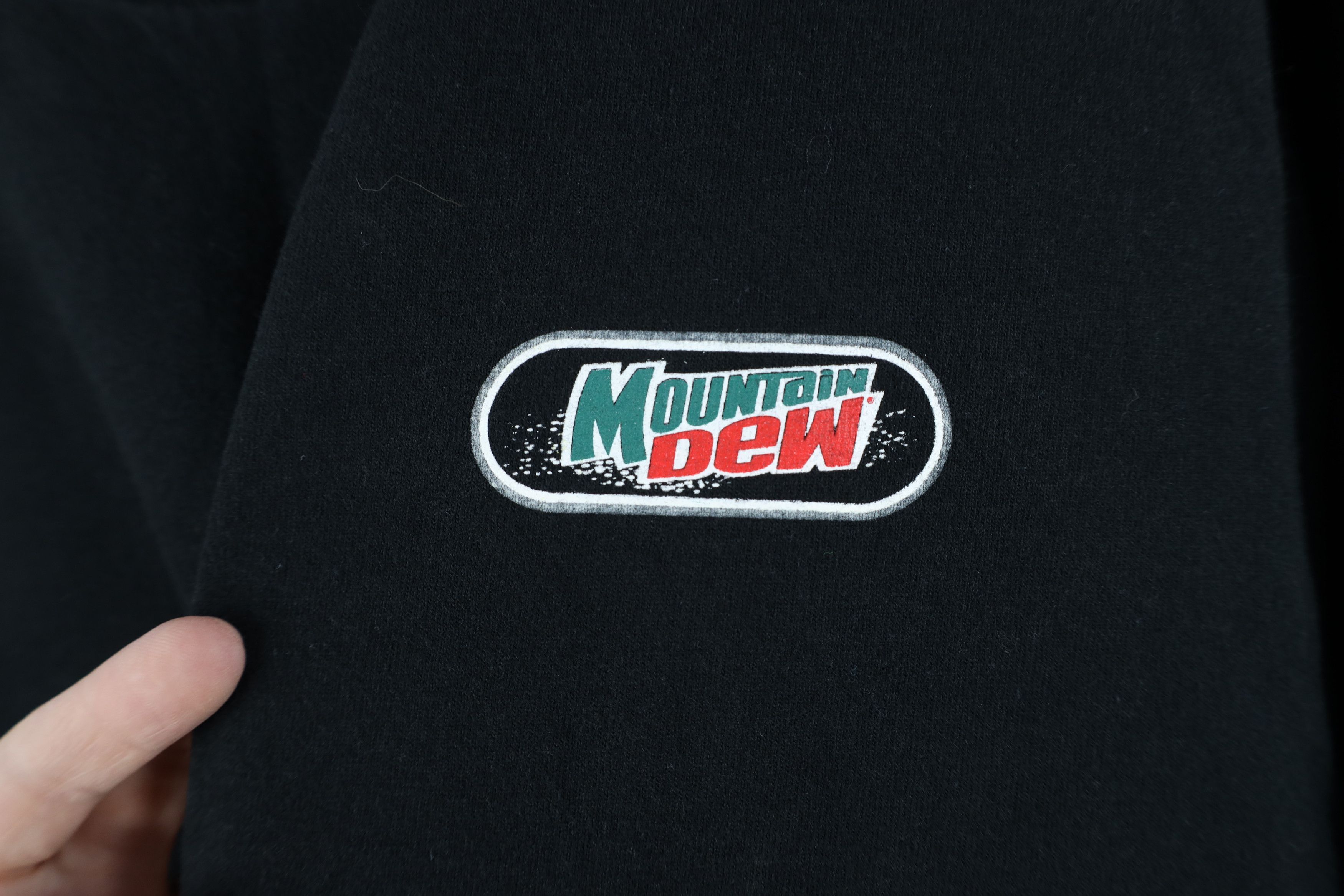 Vintage Vintage 90s Mountain Dew Spell Out Do the Dew T-Shirt Black Size US XXL / EU 58 / 5 - 4 Thumbnail